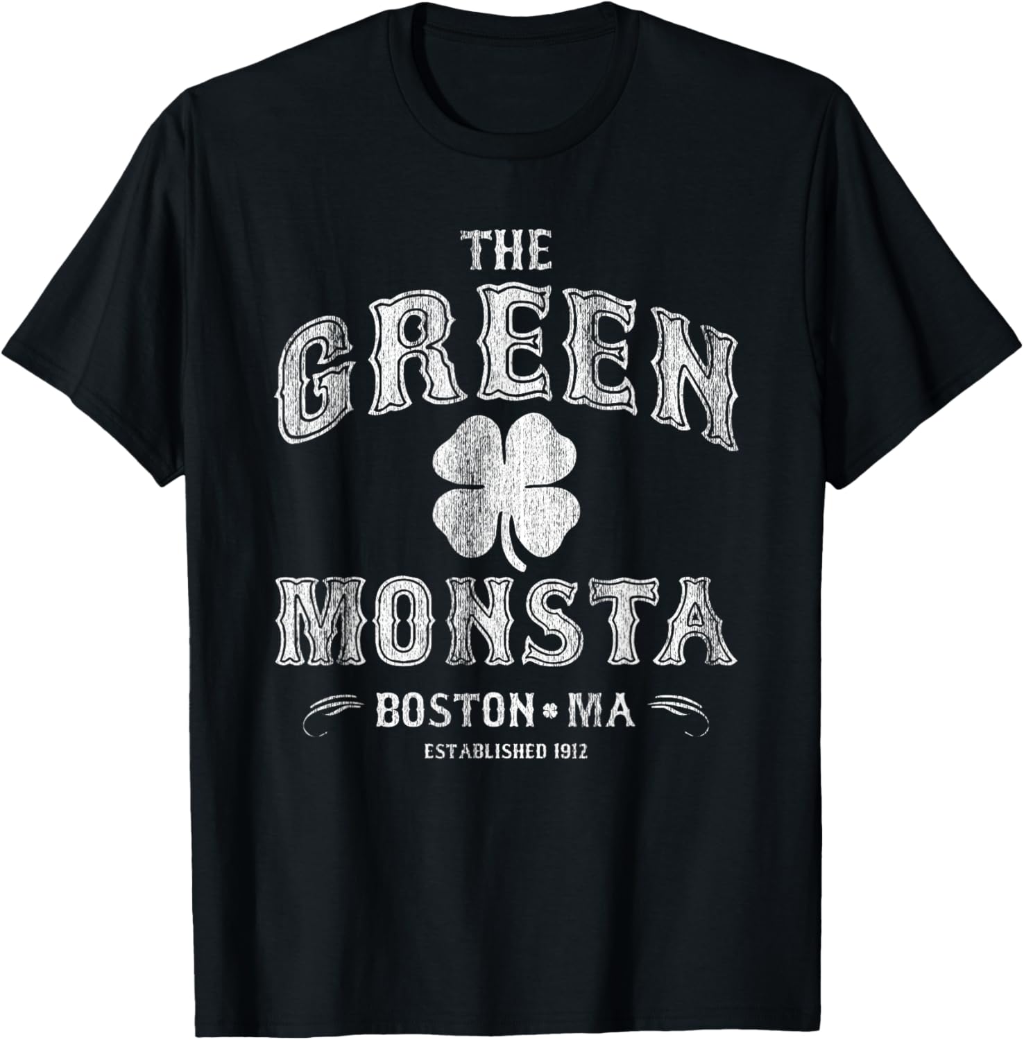 The Green Monsta Boston T-Shirt Perfect for Game Day or St. Patrick's Day - 9