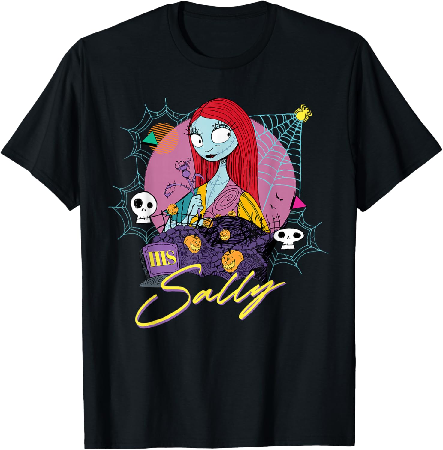Disney The Nightmare Before Christmas Matching His Sally T-Shirt for Couples - 26