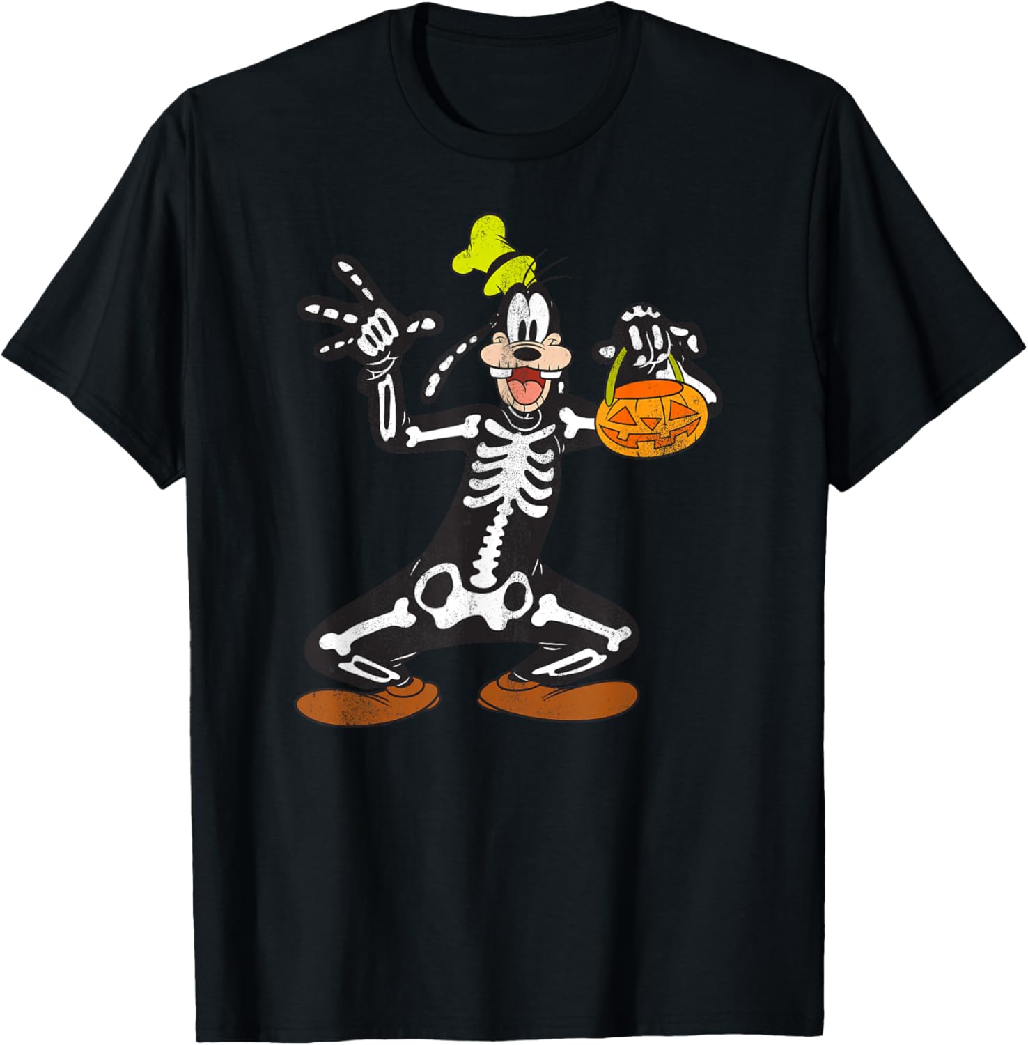 Disney Goofy Skeleton Halloween T-Shirt for Fun Festive Occasions - 7