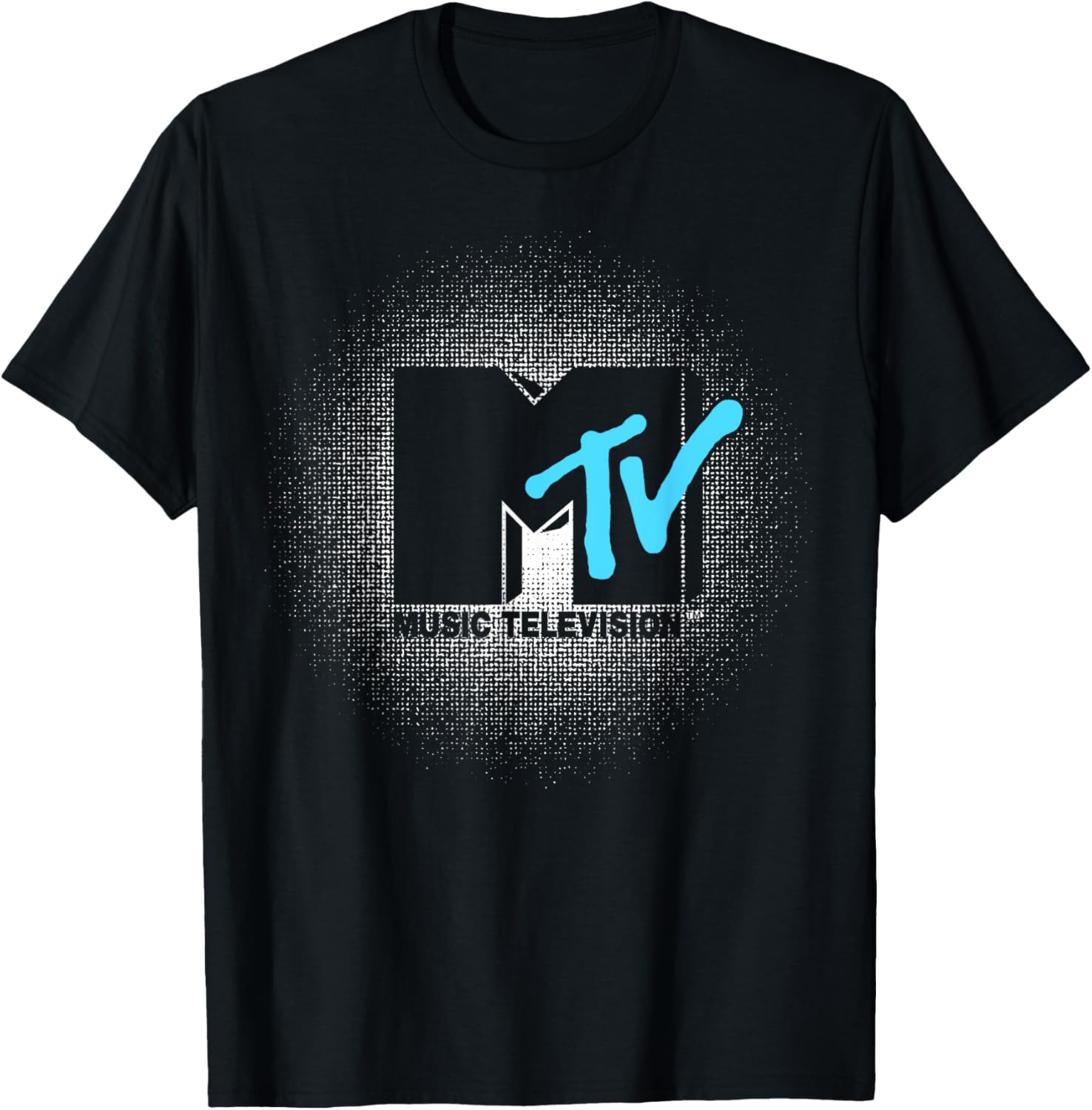 Mademark MTV Vintage Half Tone Burst Logo T-Shirt for Stylish Comfort - 4
