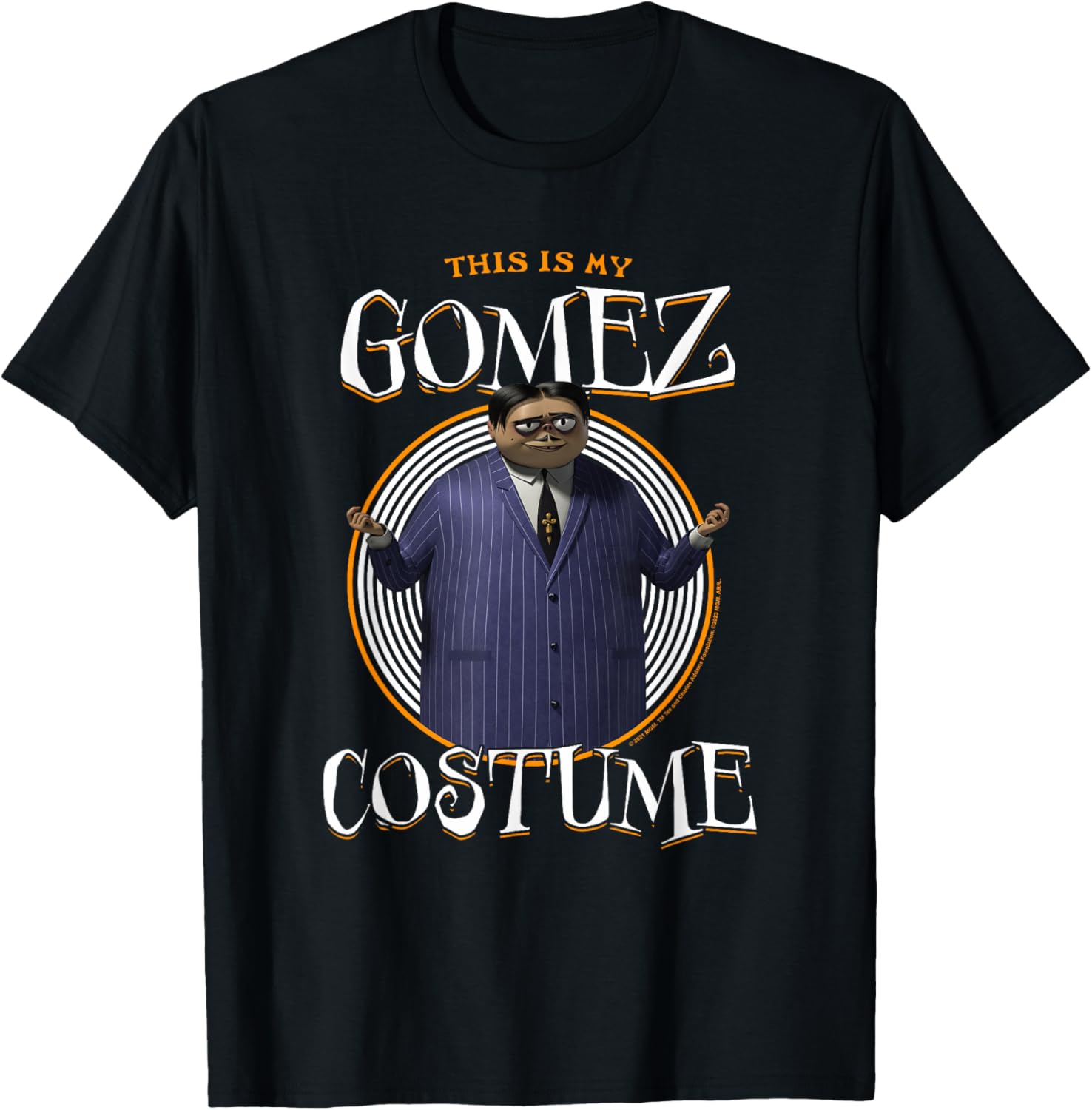Addams Family 2 Gomez Costume T-Shirt Perfect for Halloween Fun - 9
