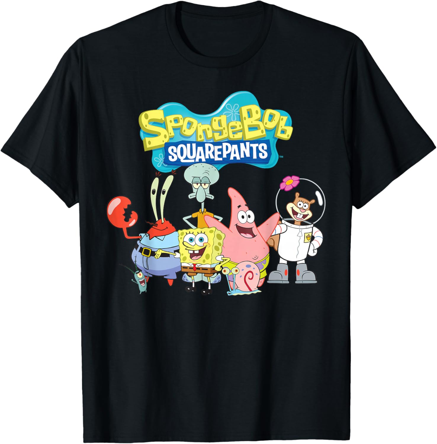 SpongeBob SquarePants Friends T-Shirt for Fun Loving Fans - 7