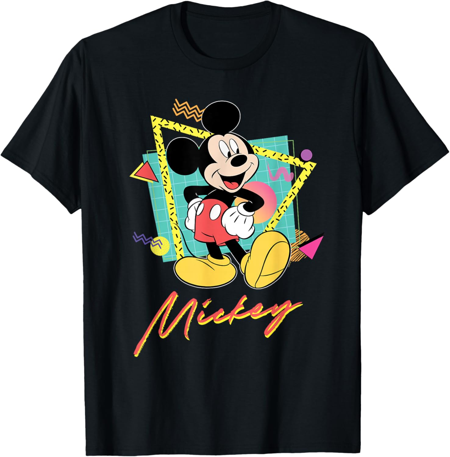 Disney Mickey Mouse Retro 90s Couples Matching Valentine's T-Shirt - 1