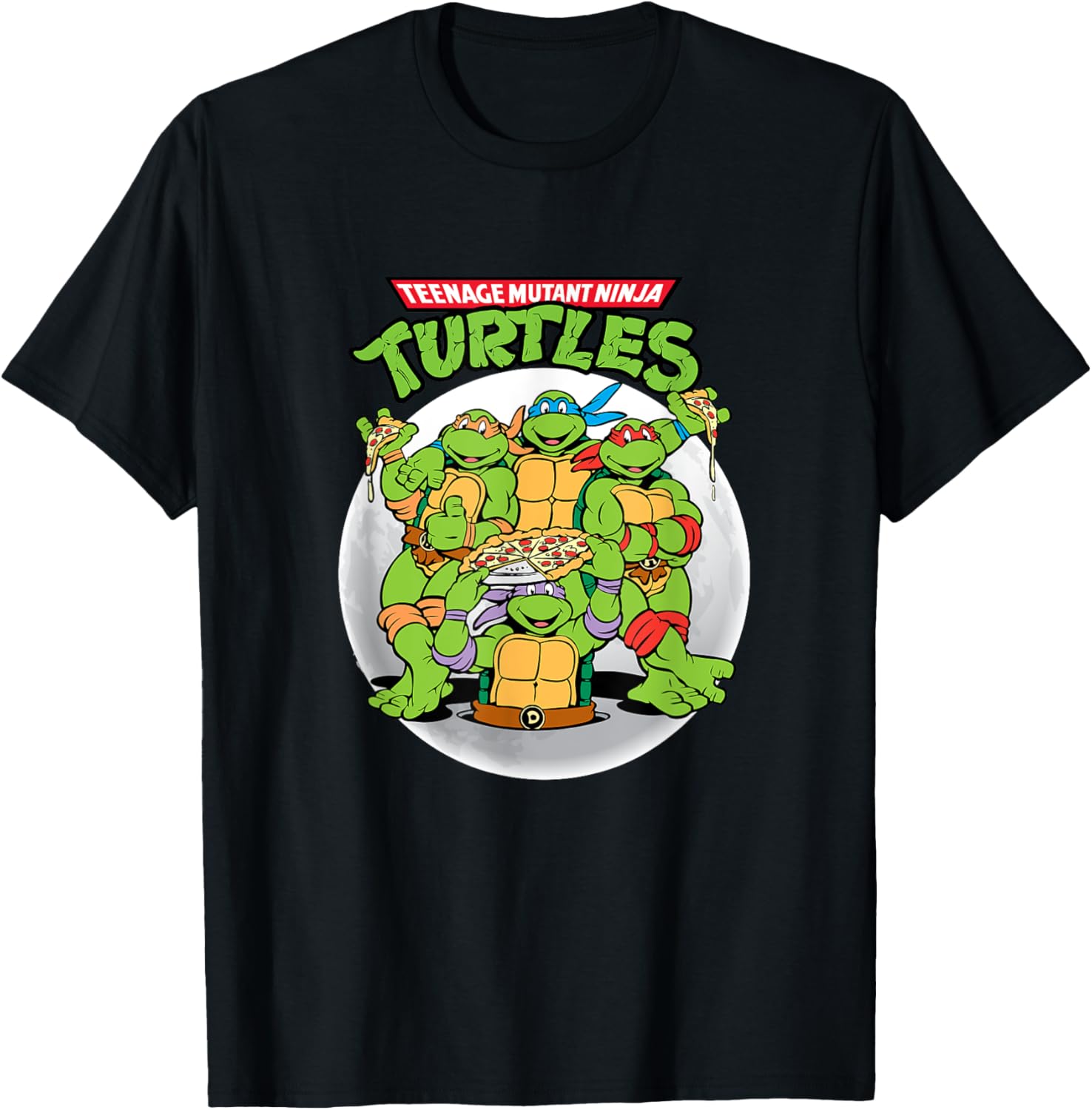 Mademark Teenage Mutant Ninja Turtles Classic Full Moon T-Shirt - 5