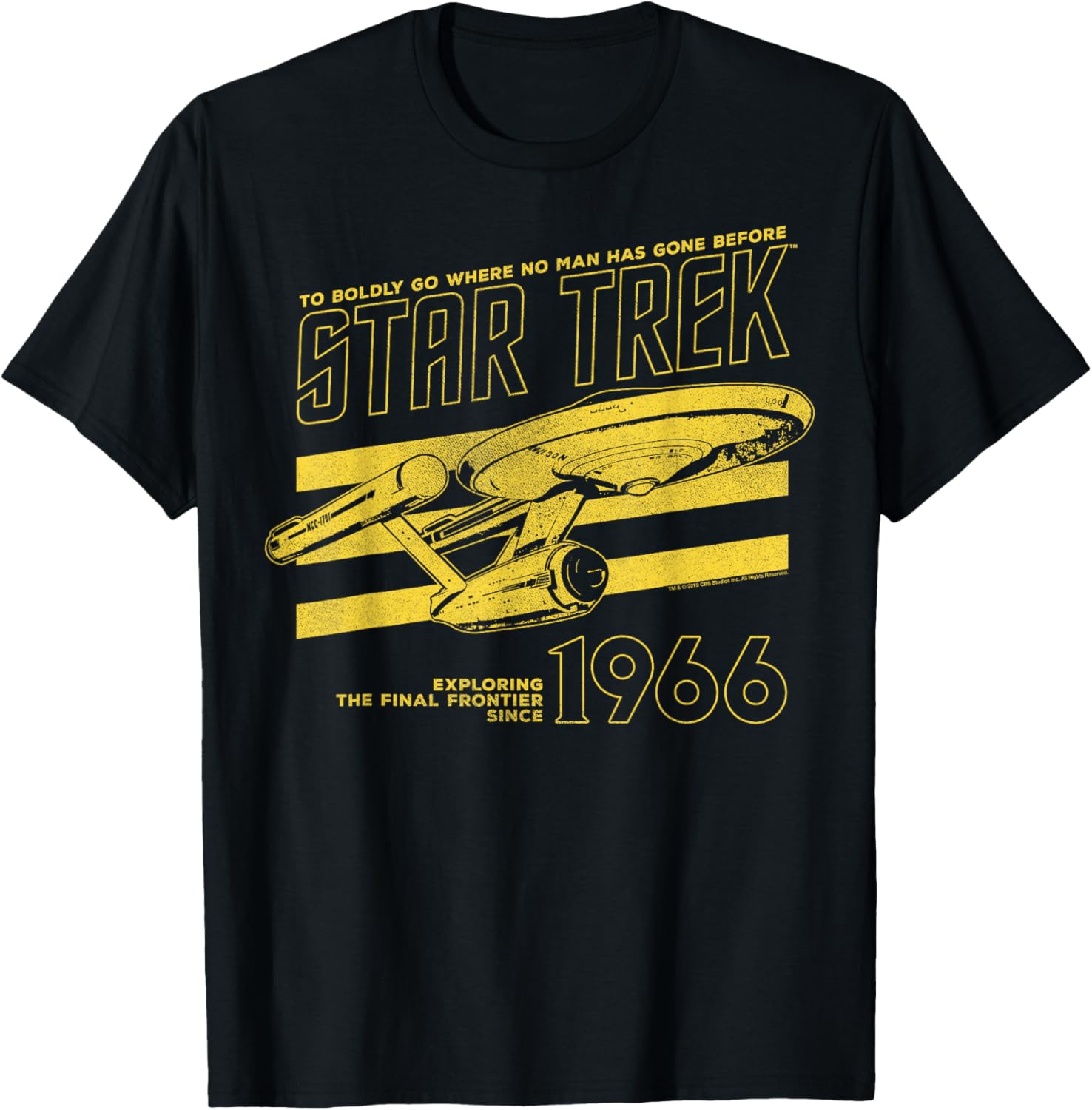 Star Trek Original Series Enterprise 66 Collegiate T-Shirt for Fans - 4