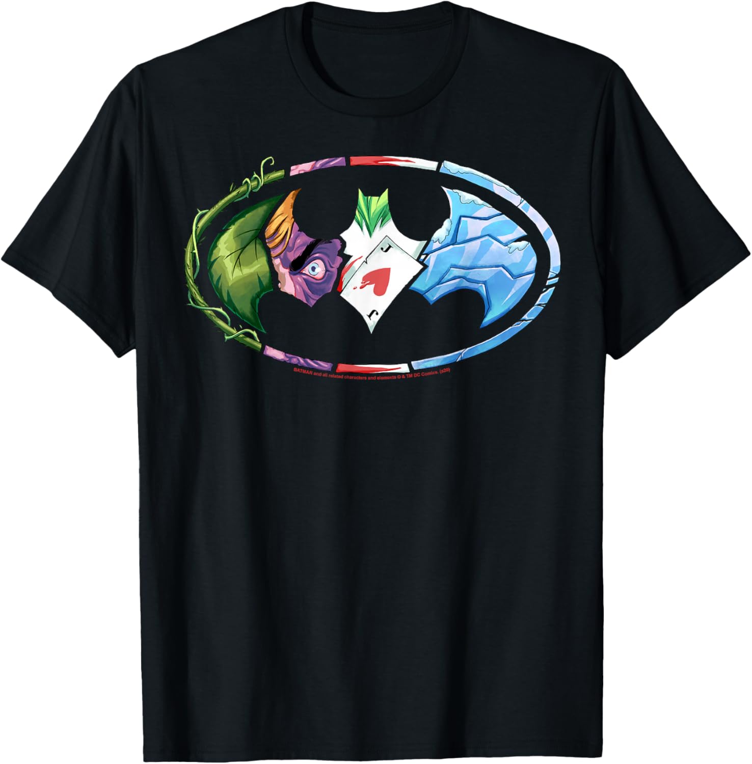 Batman Villains Logo T-Shirt for Fans of DC Comics Apparel - 7