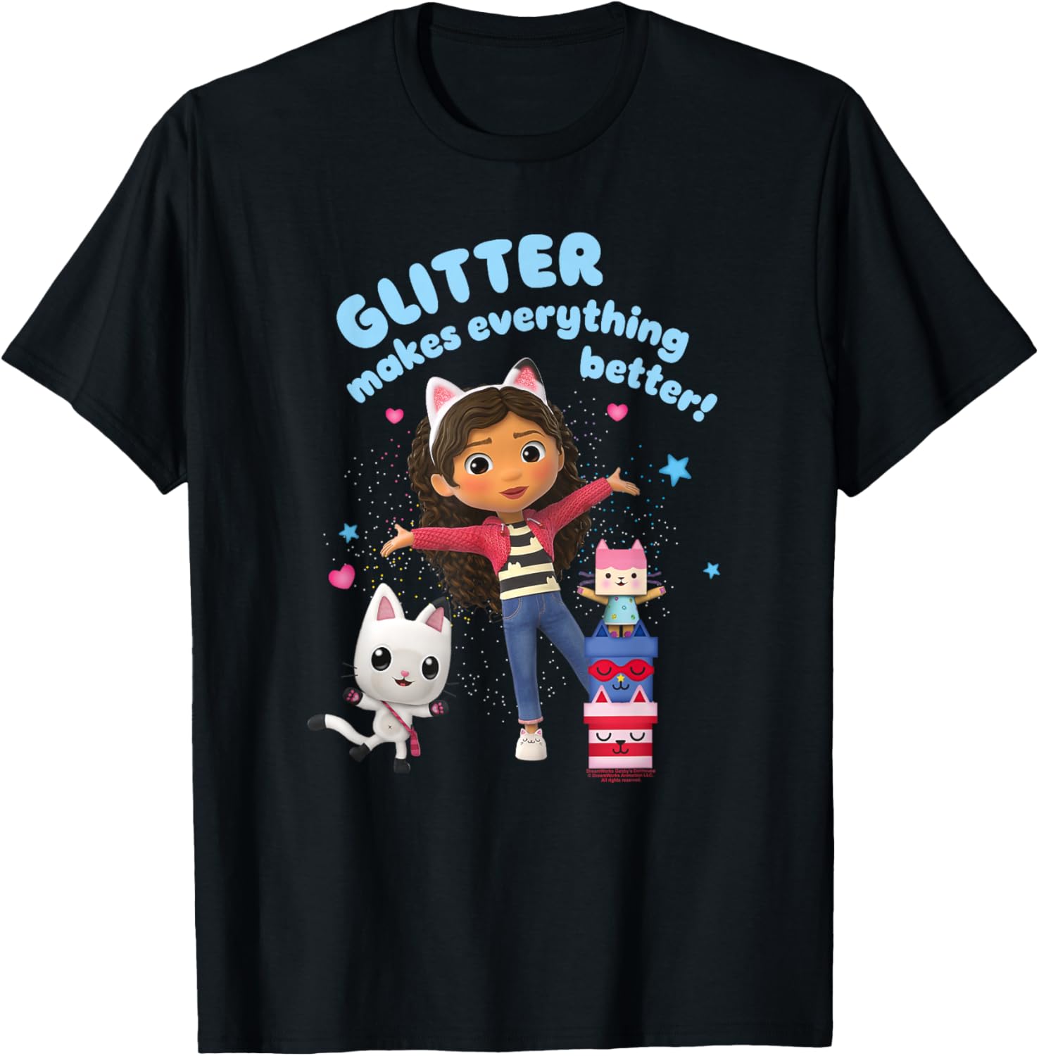 Gabby's Dollhouse Glitter Makes Everything Better T-Shirt for Kids - 10