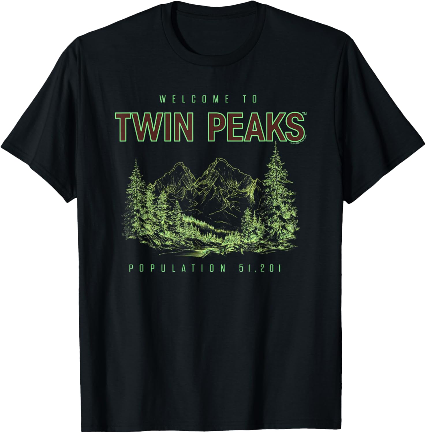 Twin Peaks Welcome T-Shirt for Fans of the Classic TV Show - 1