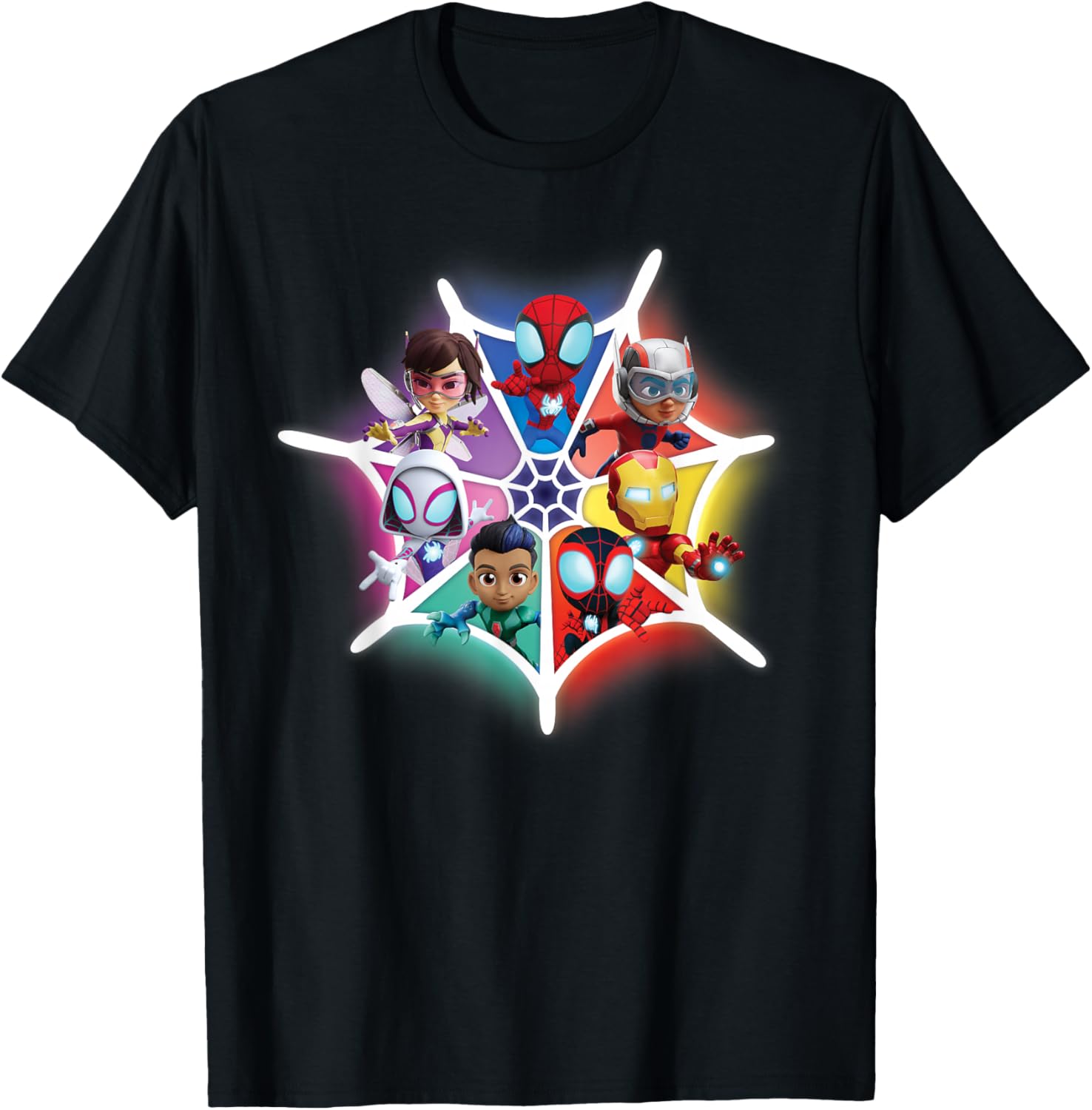 Marvel Spidey and Friends Avengers Team-Up T-Shirt for Kids and Adults - 7
