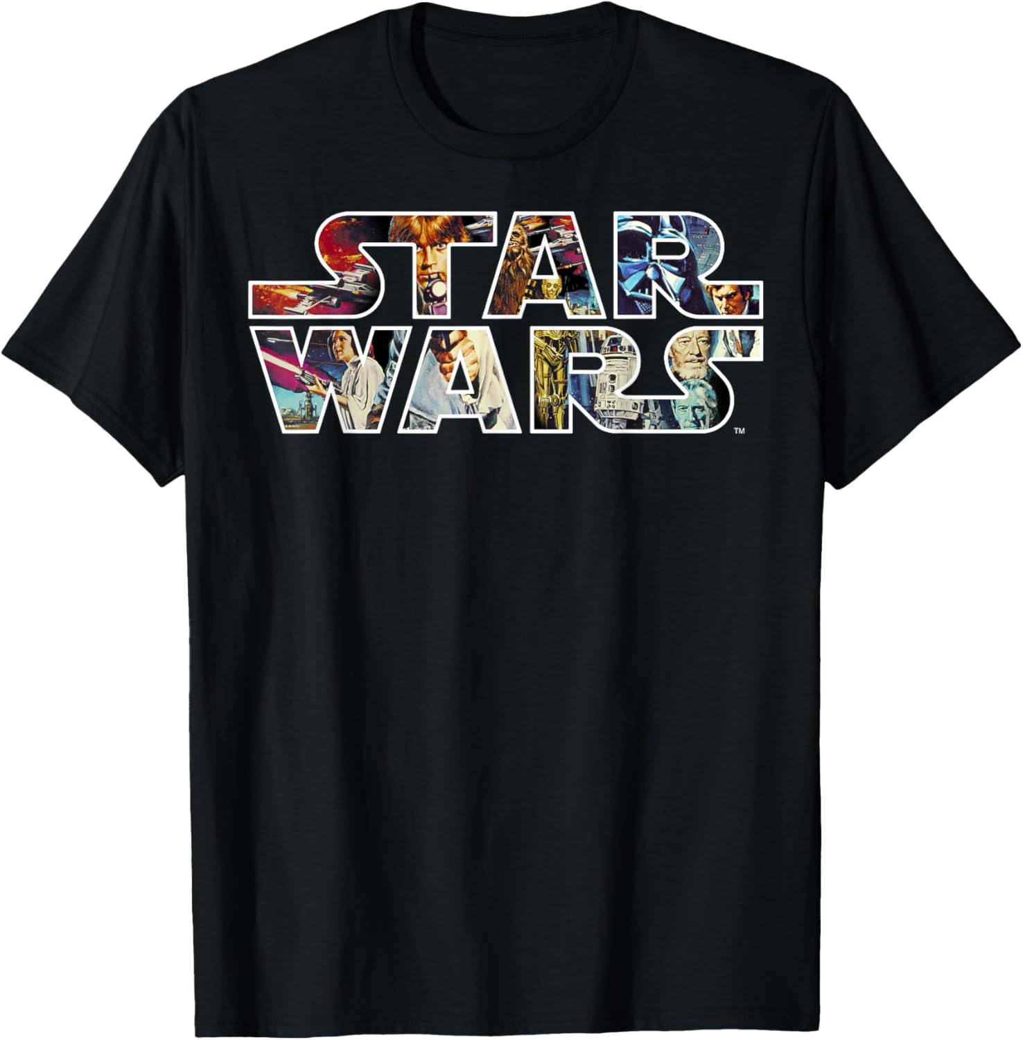 Star Wars Classic Movie Poster Logo Graphic T-Shirt for Fans of All Ages - 7