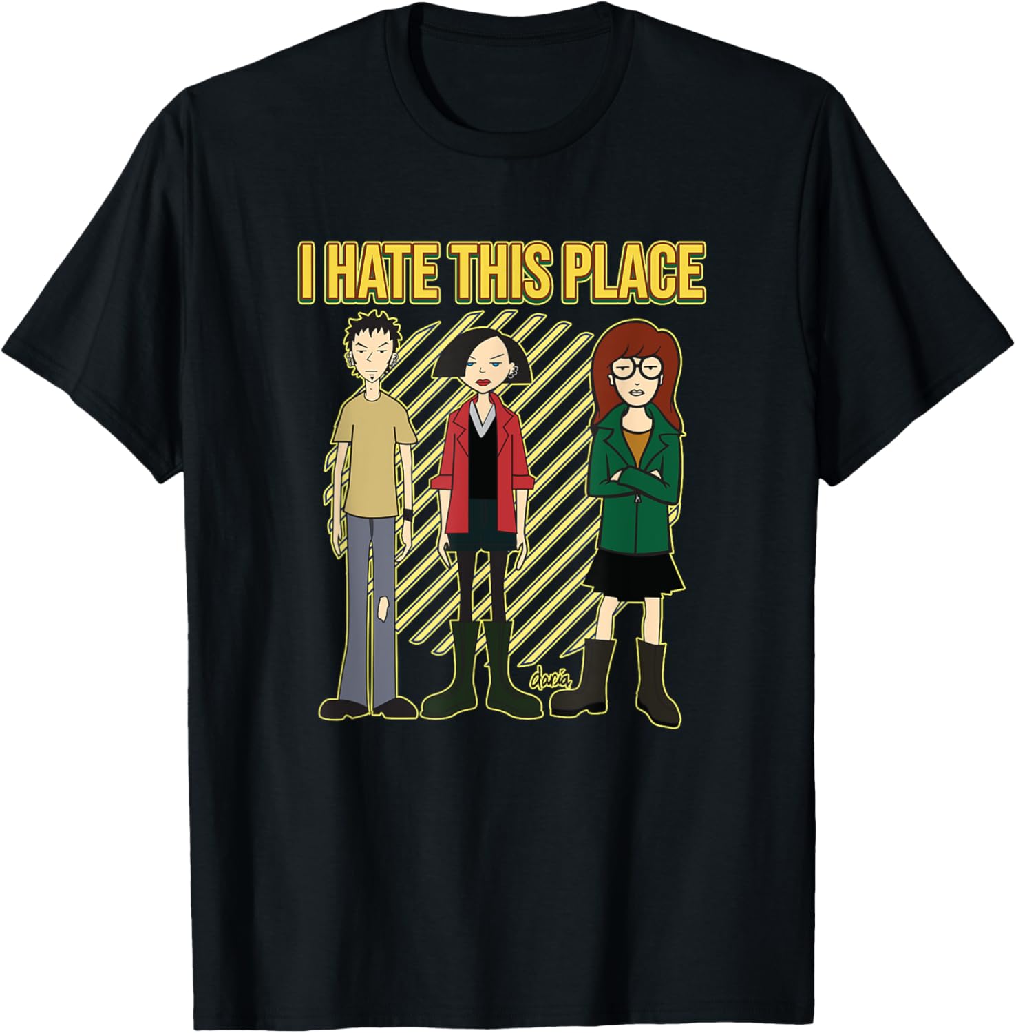 Mademark x Daria I Hate This Place T-Shirt for Stylish Comfort - 14