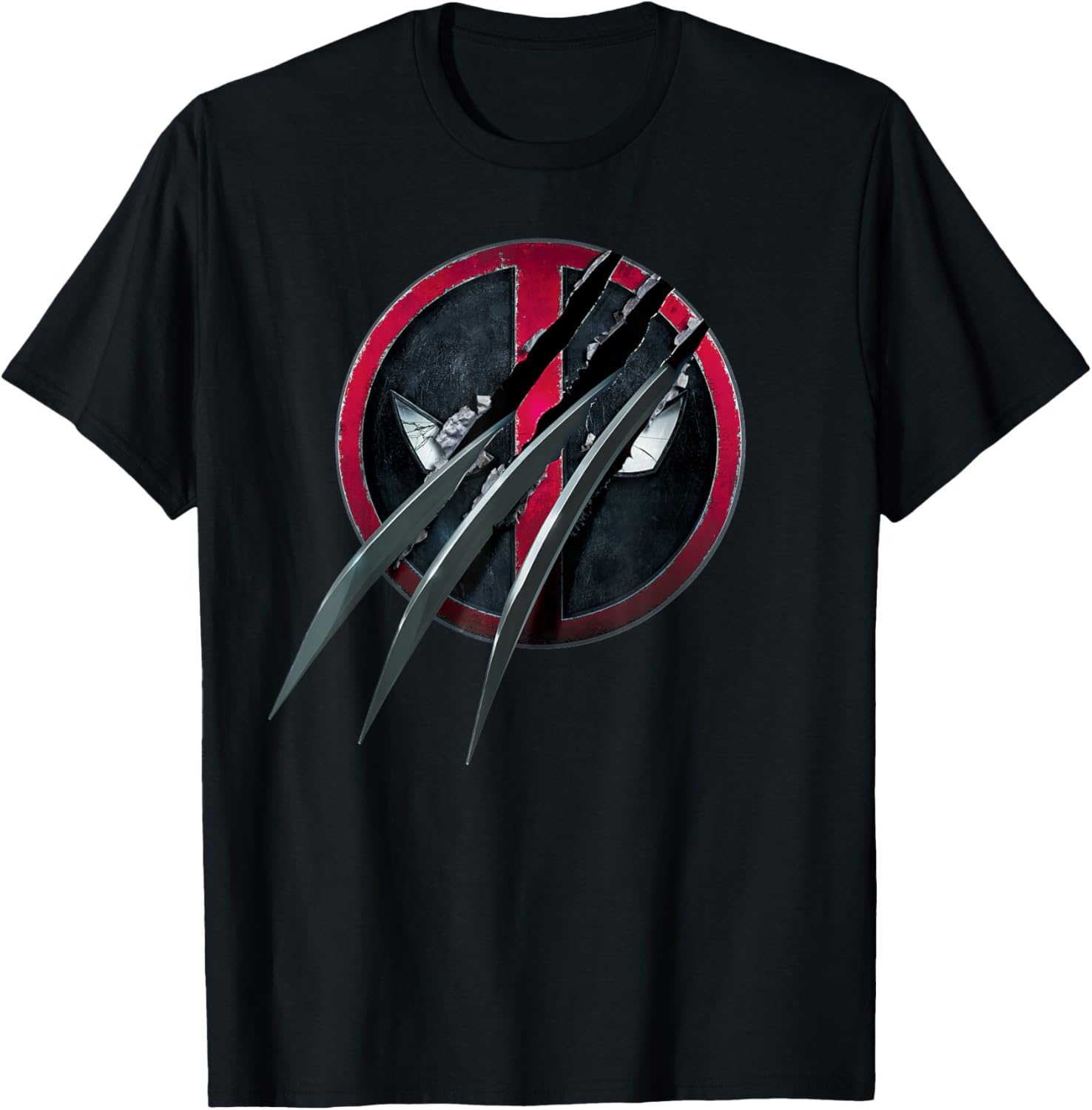 Deadpool and Wolverine Icon T-Shirt with Claws for Marvel Fans - 20