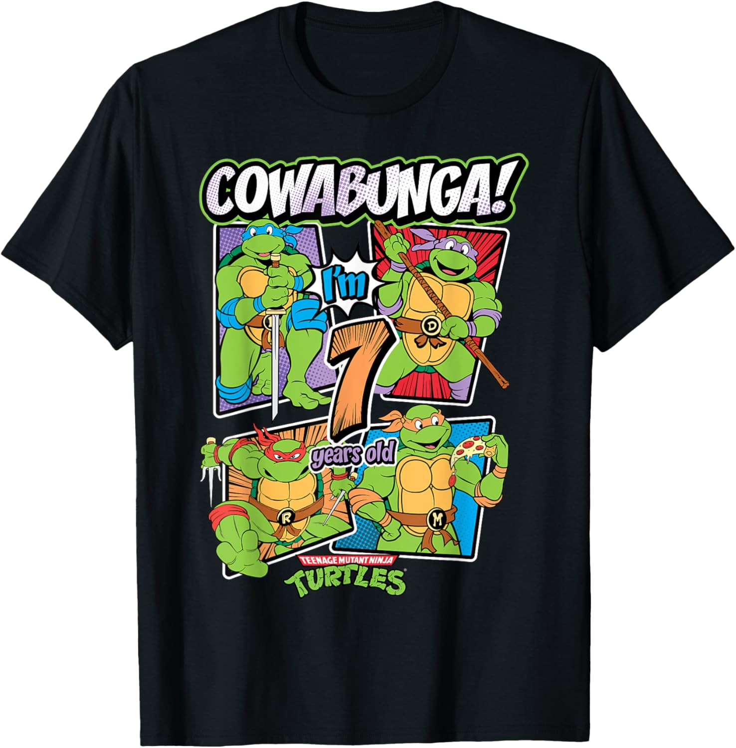 Mademark Teenage Mutant Ninja Turtles T-Shirt for Kids Age 7 Cute Design - 13