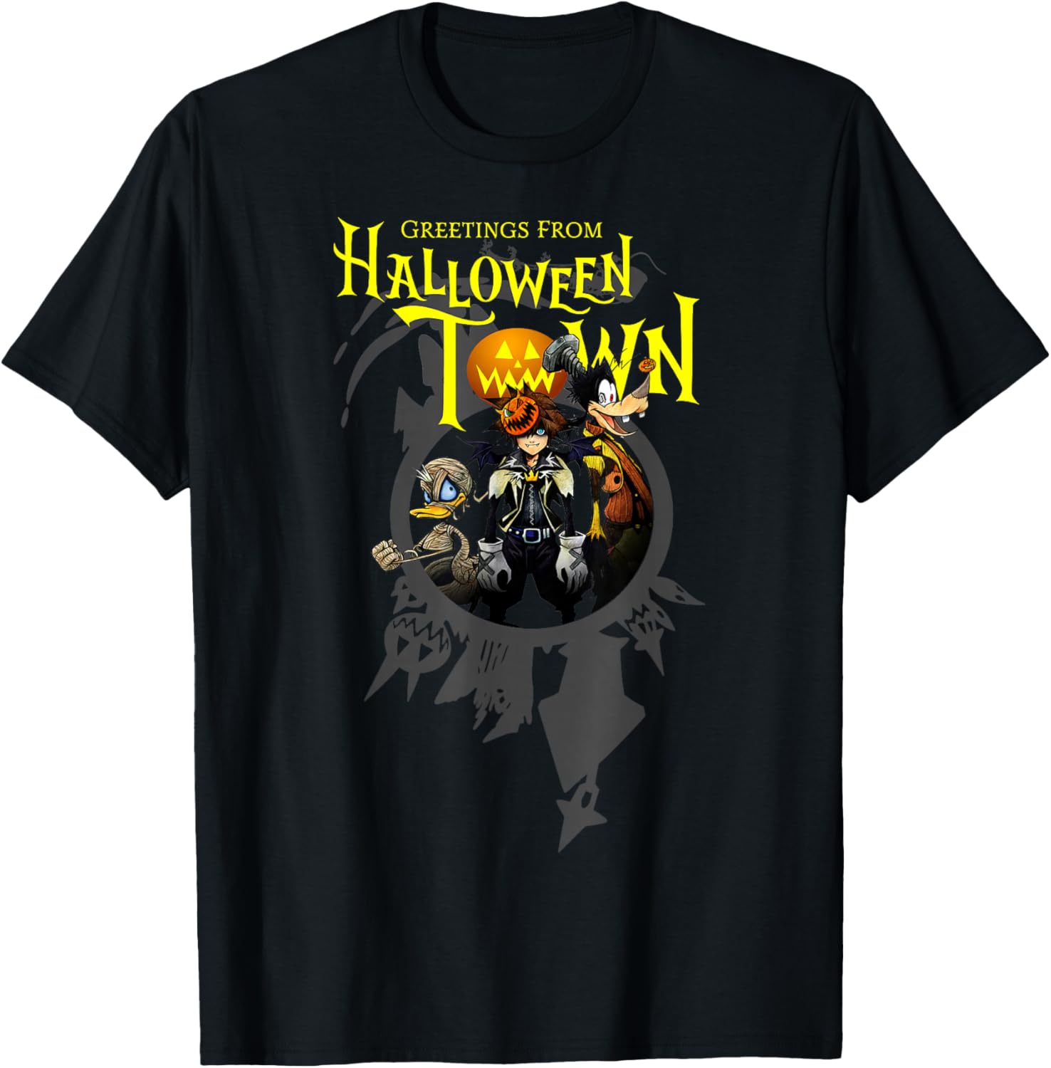 Disney Kingdom Hearts Halloween Town T-Shirt Perfect for Fans and Collectors - 2
