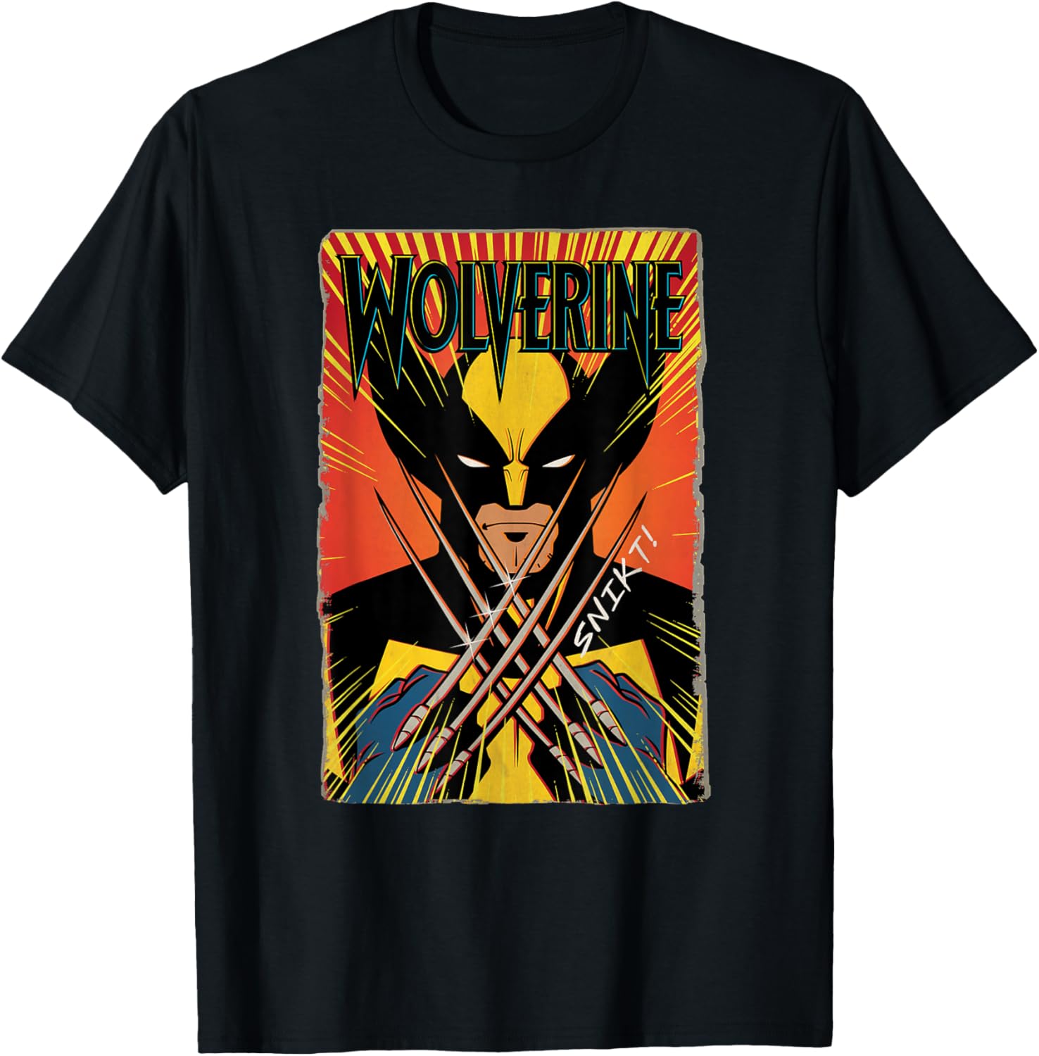 Vintage X-Men 97 Wolverine Claws Snikt T-Shirt for Marvel Fans - 7