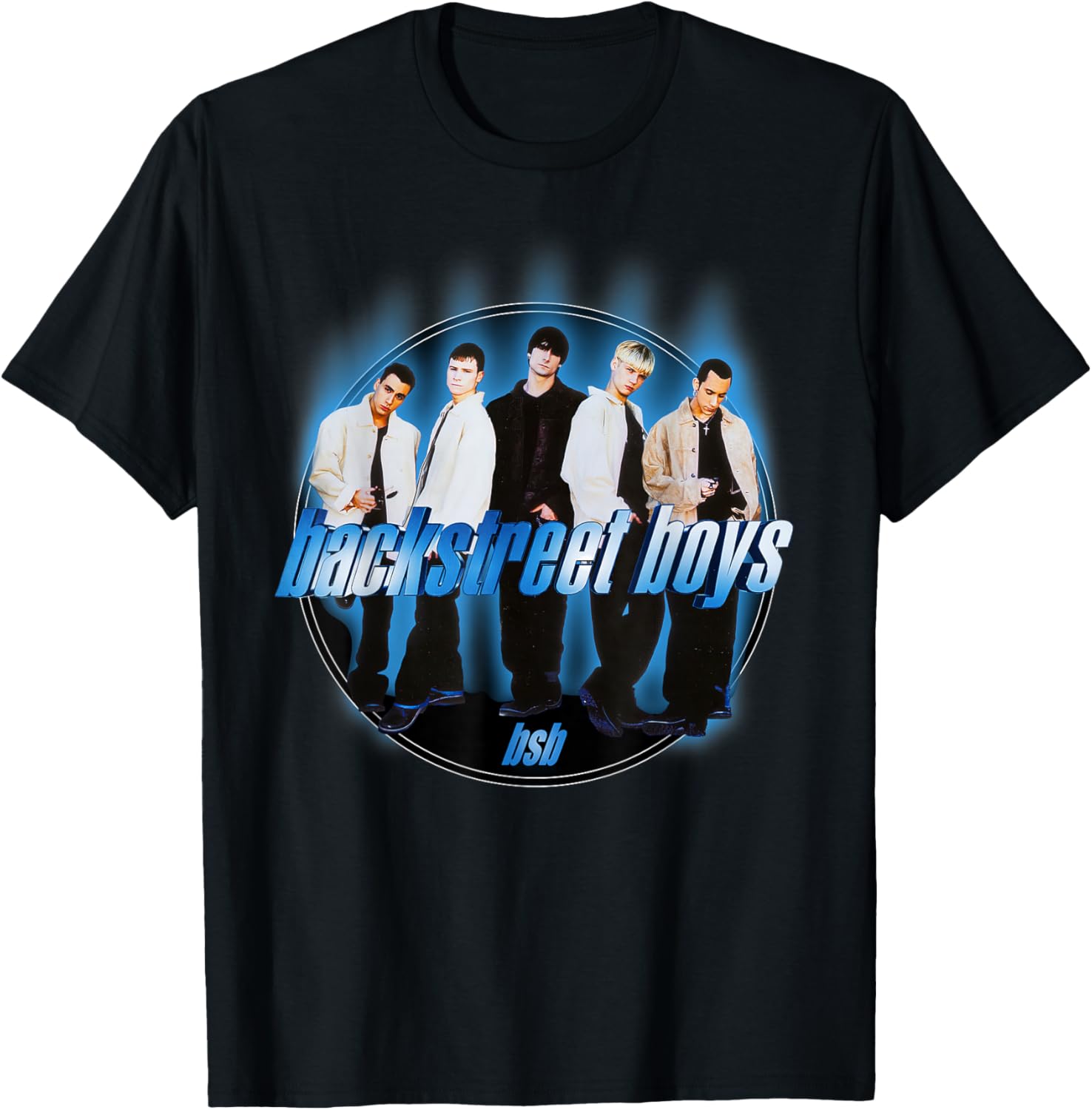 Backstreet Boys Circle Millennium T-Shirt for Fans of Iconic Music Merch - 1