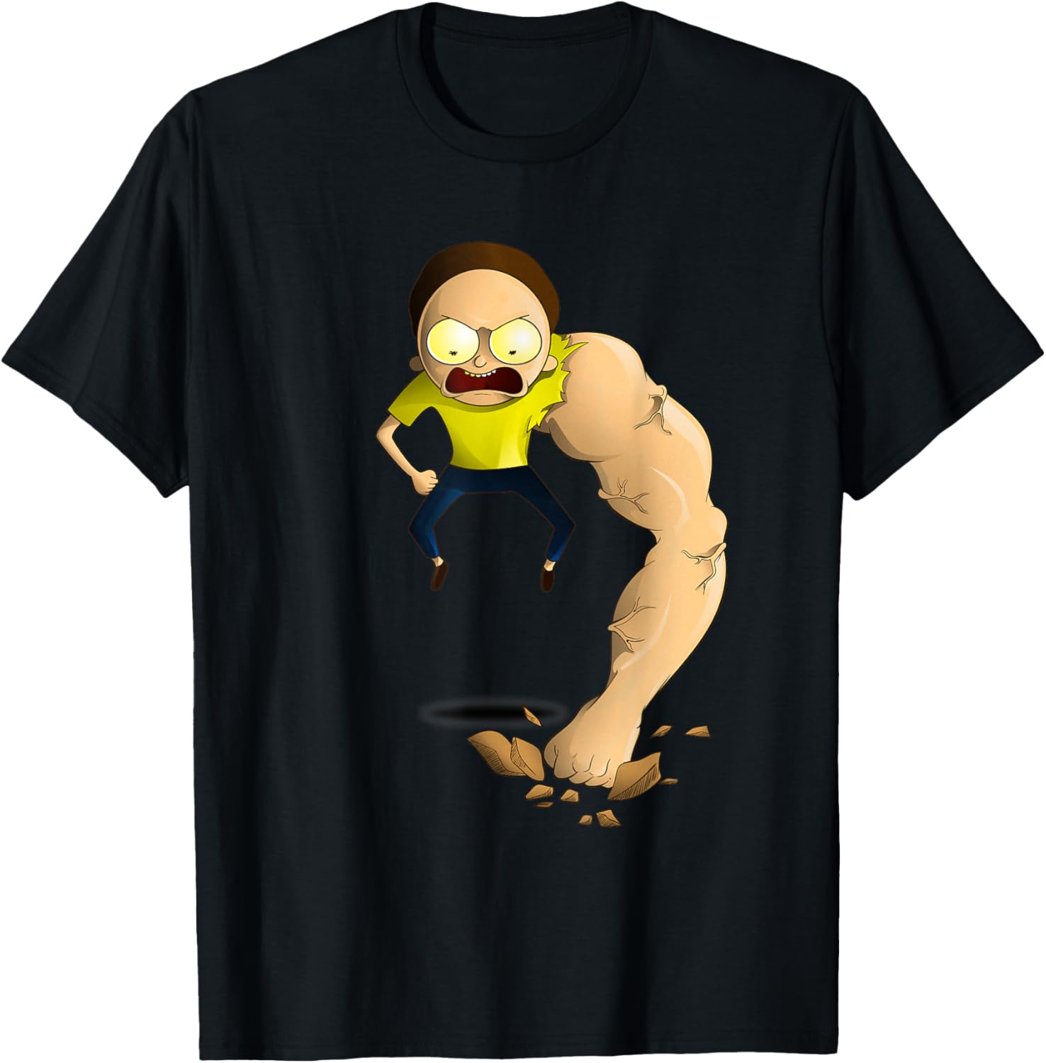 Rick and Morty Armothy Muscle T-Shirt Fun Graphic Tee for Fans - 4