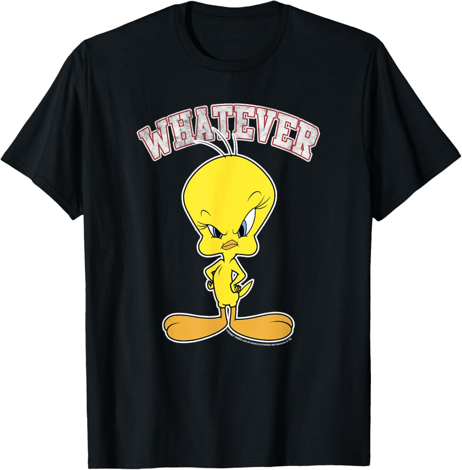 Looney Tunes Tweety Mad Face T-Shirt for Fun Casual Wear - 9
