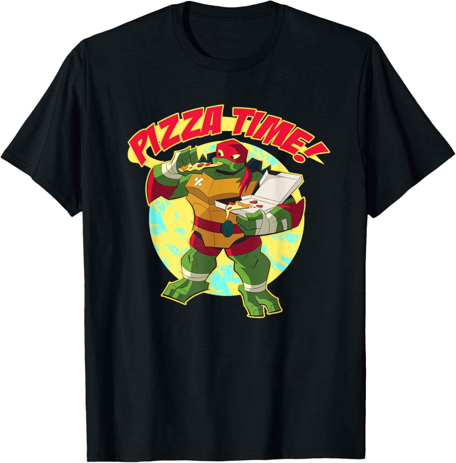 Mademark Teenage Mutant Ninja Turtles Raphael Pizza Time T-Shirt - 4