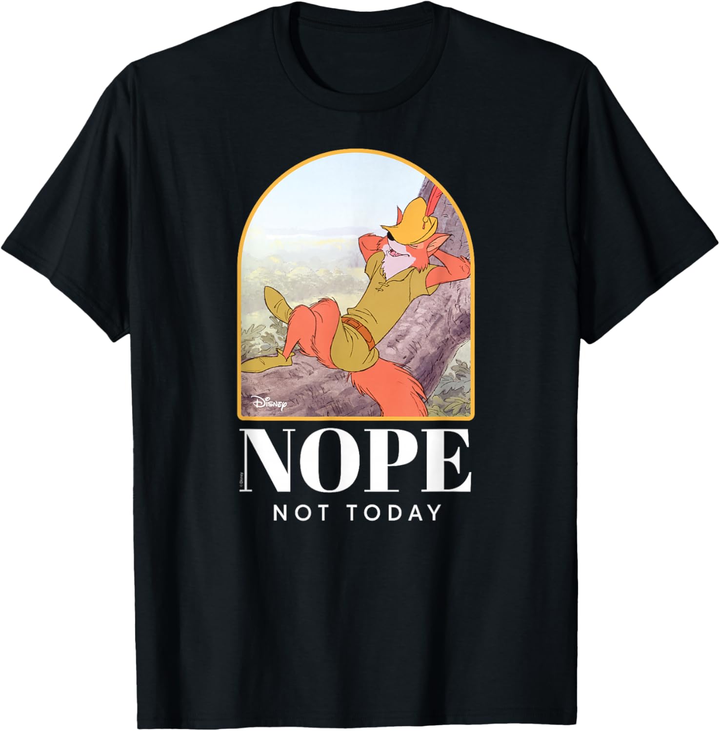 Robin Hood Nope Not Today T-Shirt Cool Graphic Tee for Fun Outfits - 5