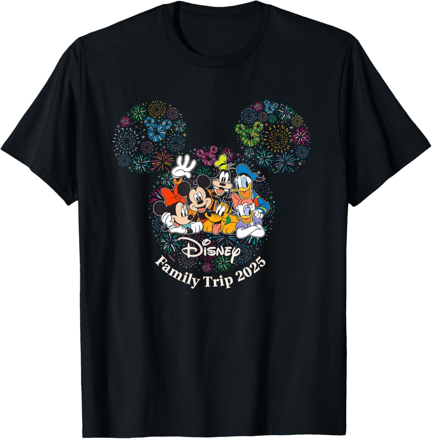 Disney Mickey & Friends Fireworks Vacation Family T-Shirt 2025 - 7