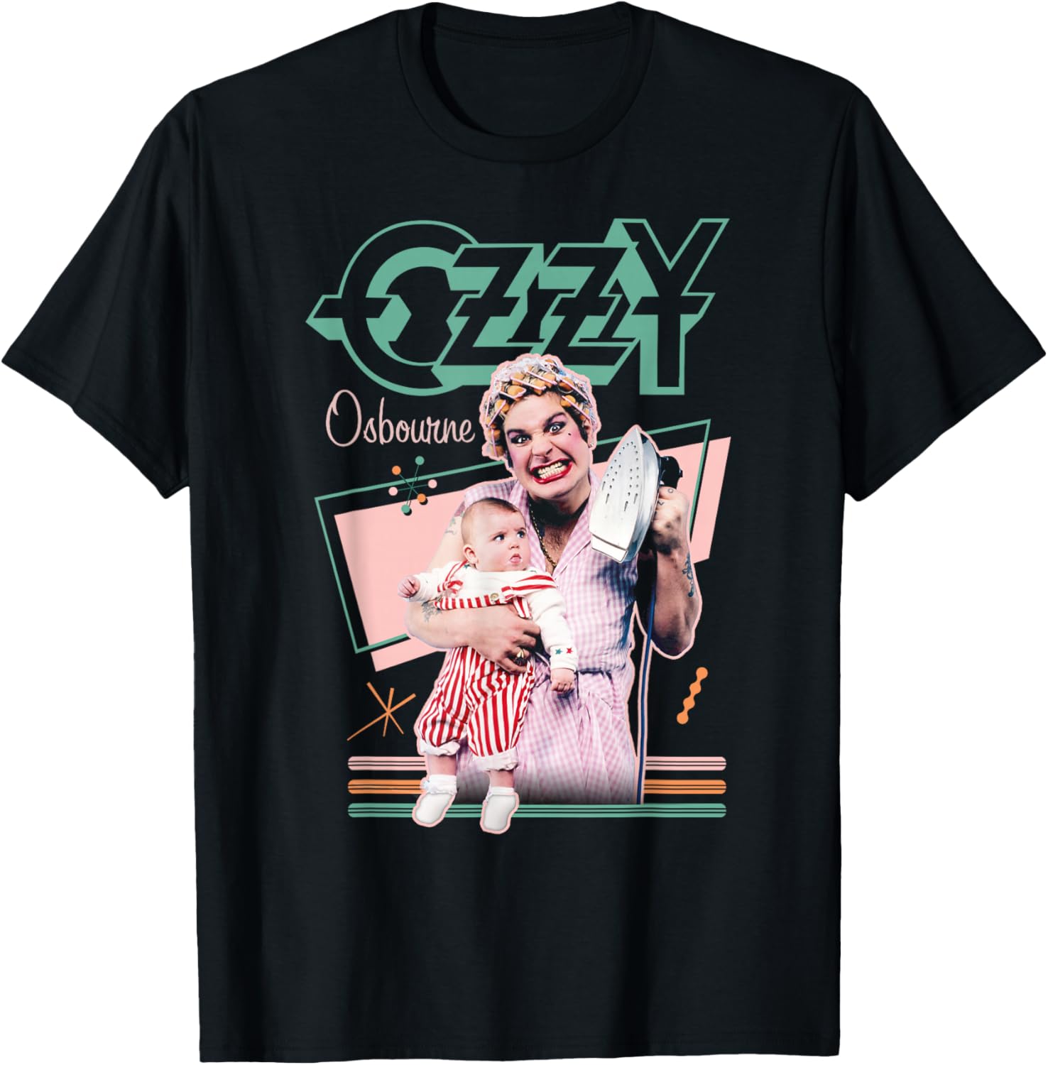 Ozzy Osbourne Vintage Mum T-Shirt for Cool Music Lovers and Fans - 1