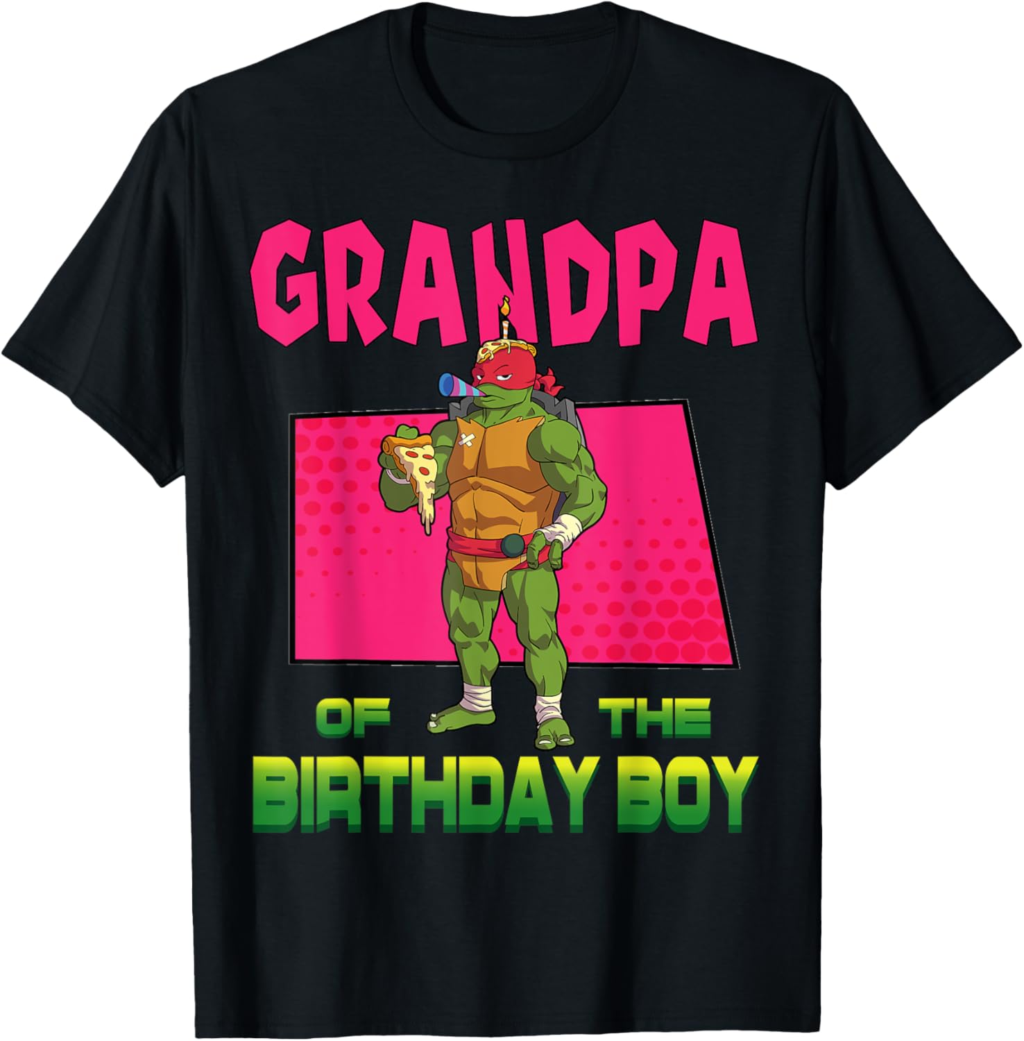 Mademark Teenage Mutant Ninja Turtles Raphael Birthday Party T-Shirt - 10