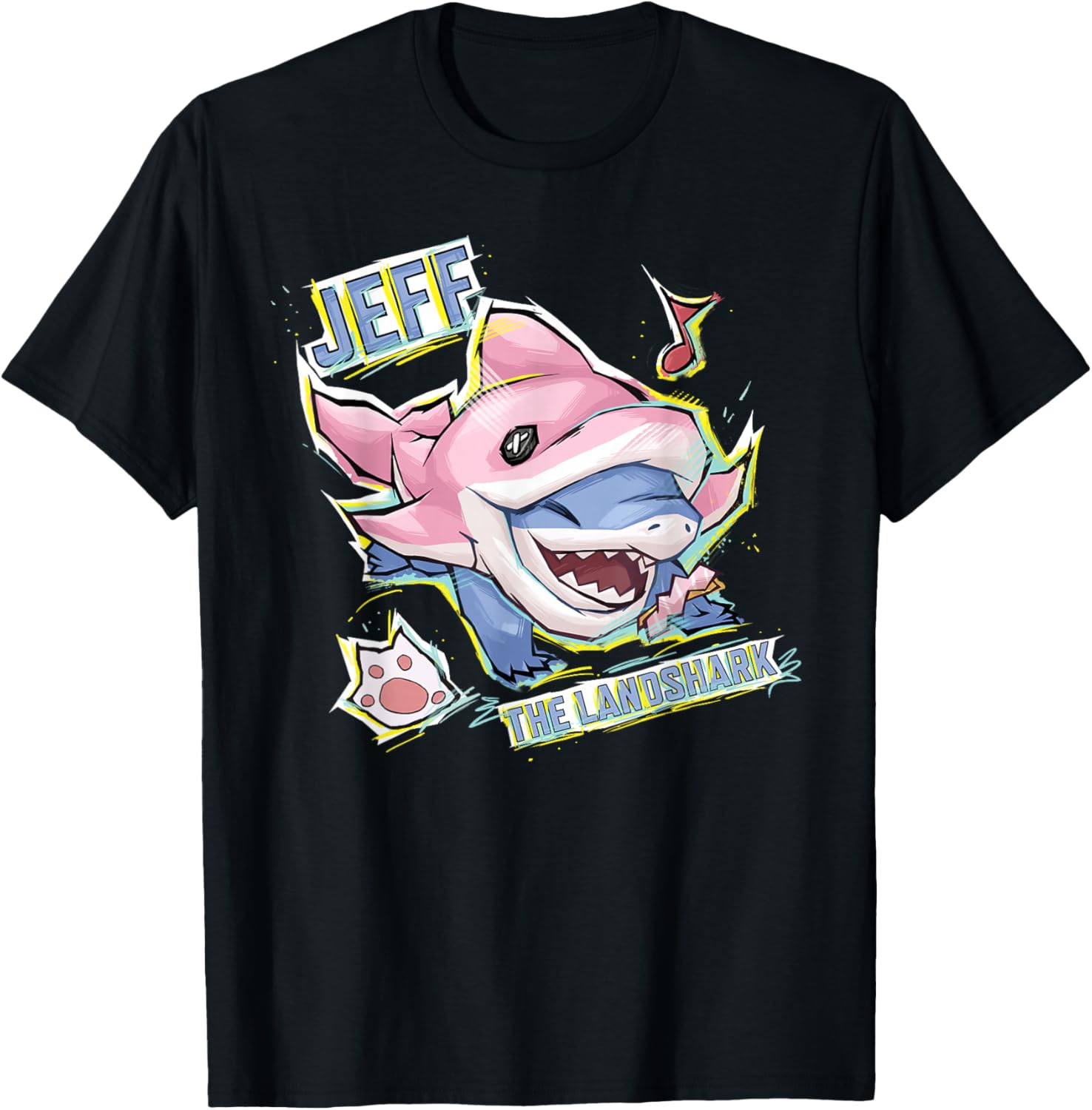 Marvel Rivals PVP Jeff the Land Shark Dolphin Skin T-Shirt for Fans - 20