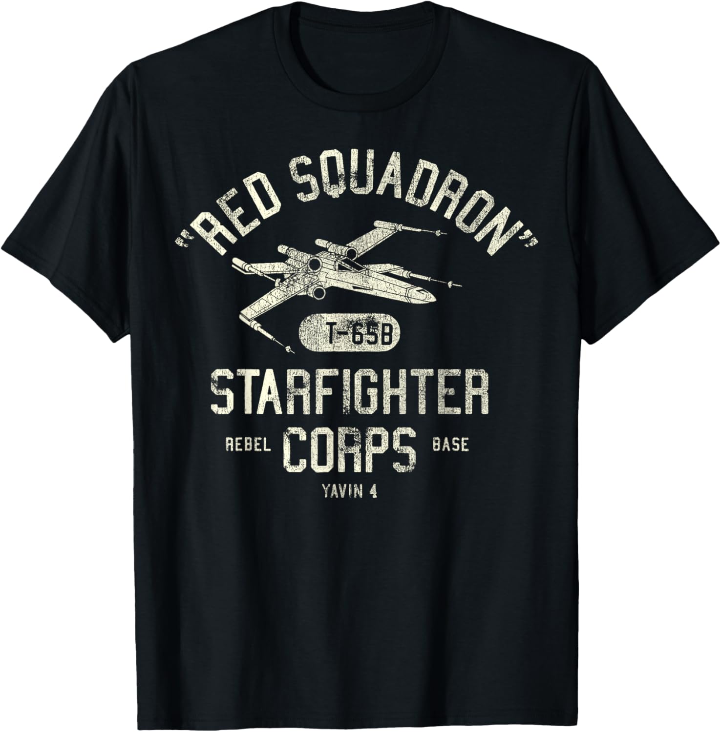 Star Wars X-Wing Starfighter Corps Collegiate T-Shirt for Fans - 14