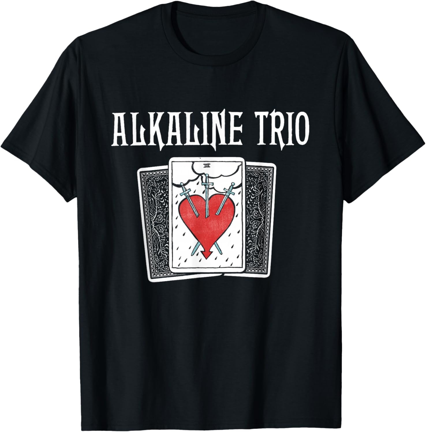 Alkaline Trio Tarot Card T-Shirt - Official Band Merchandise - 1