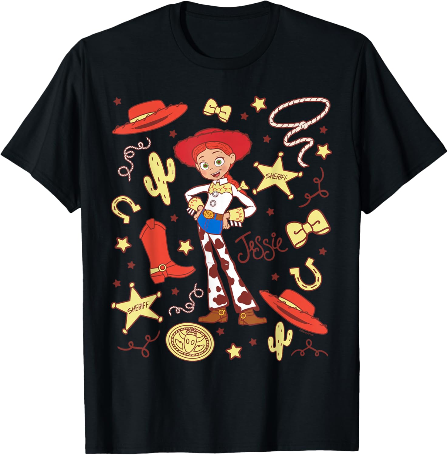 Toy Story Jessie Cowgirl Western Spirit T-Shirt for Kids and Adults - 10