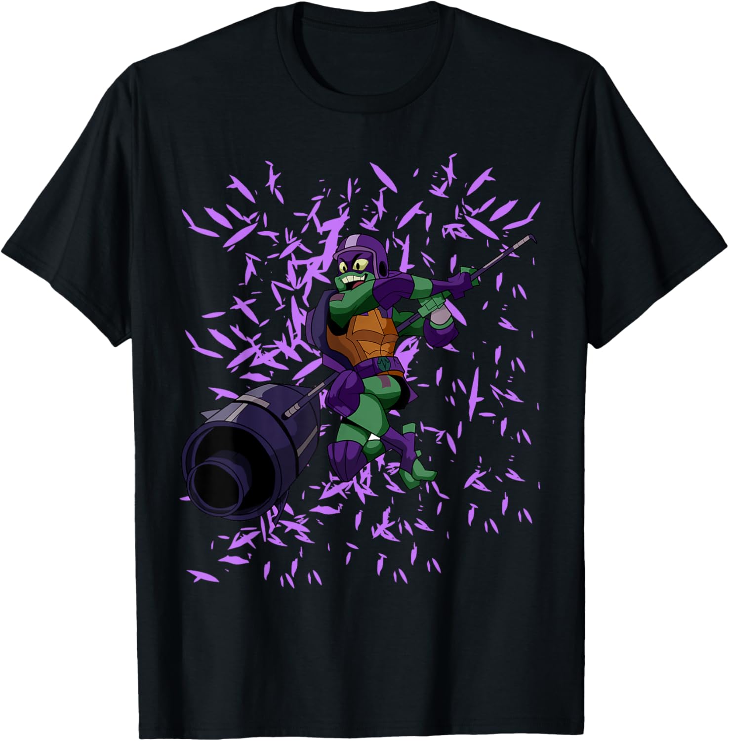 Mademark Teenage Mutant Ninja Turtles Donatello Flying Attack T-Shirt - 21