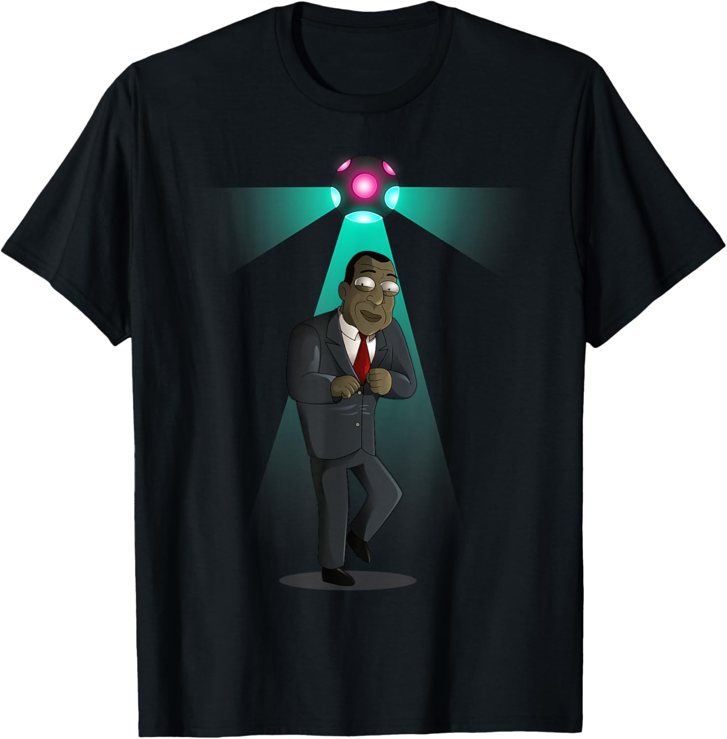 Rick and Morty President Head Bent Over T-Shirt Fun Graphic Tee - 1