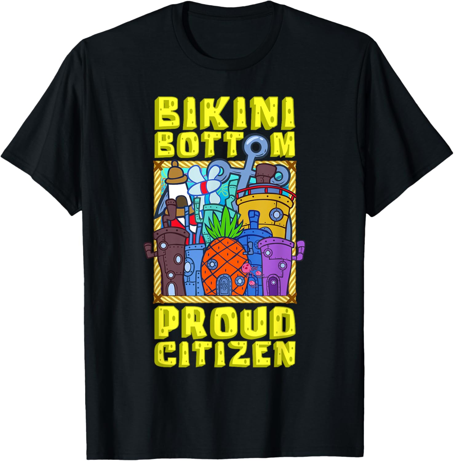 Mademark SpongeBob SquarePants Bikini Bottom Proud Citizen T-Shirt - 20
