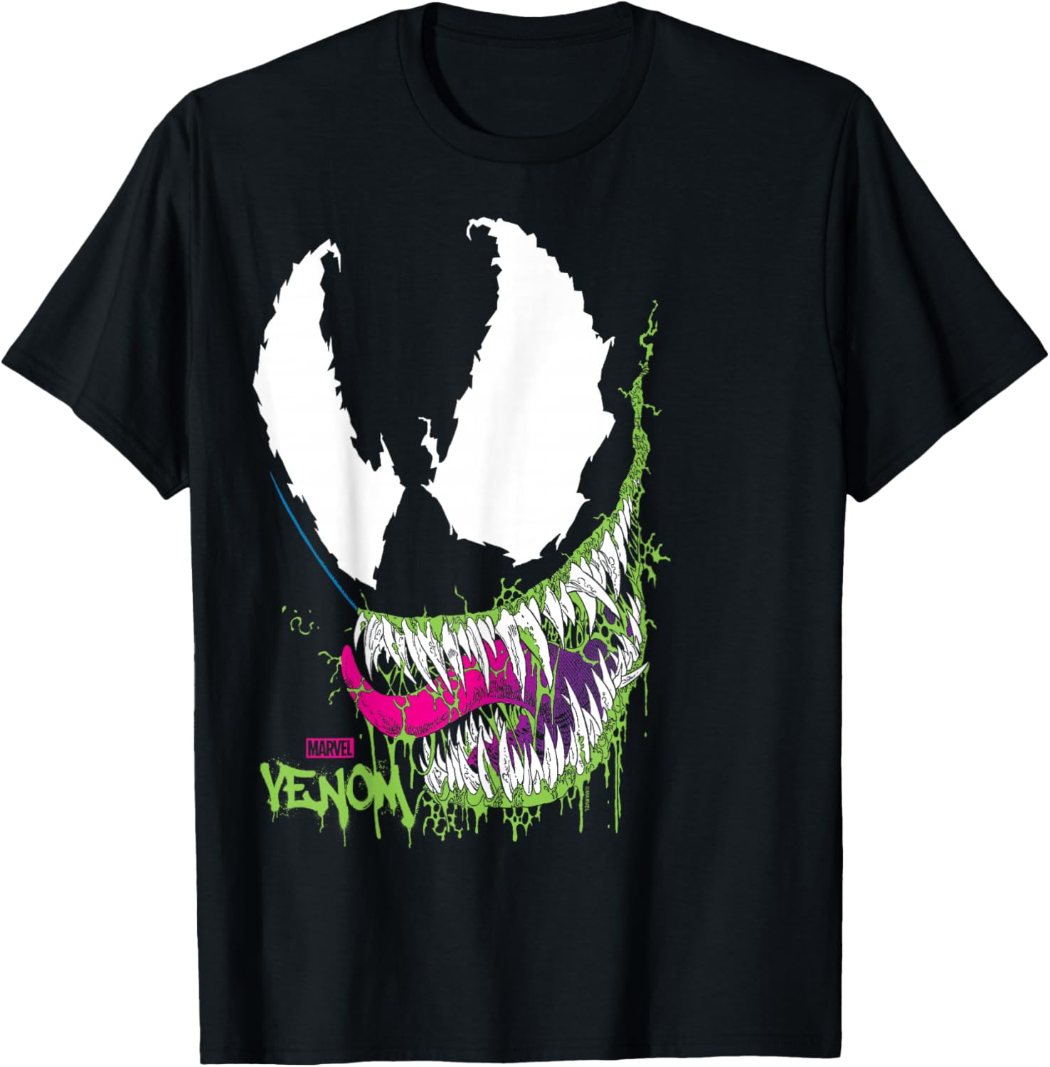 Venom Portrait T-Shirt for Marvel Fans - Stylish Graphic Tee for All - 2