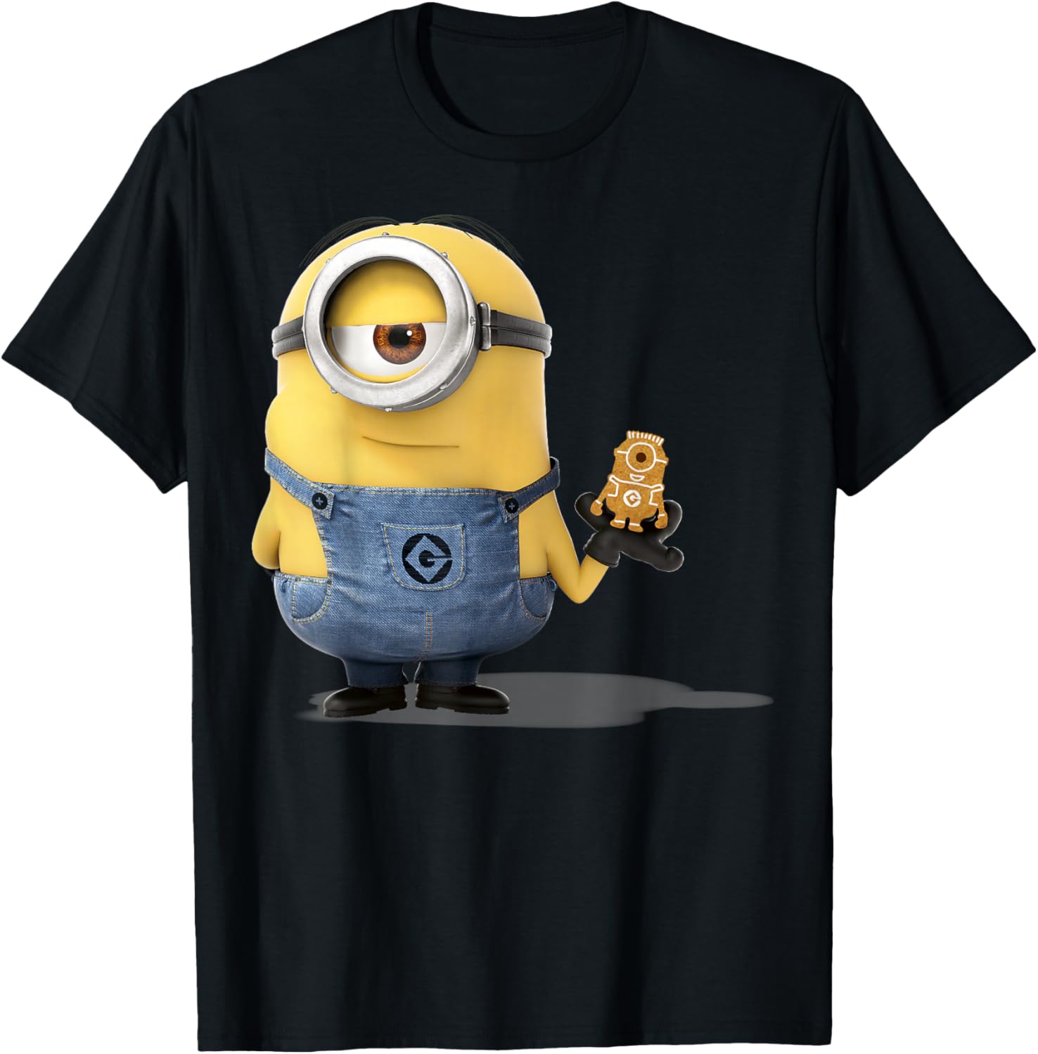 Despicable Me Minions Gingerbread Portrait T-Shirt Fun Holiday Gear - 7