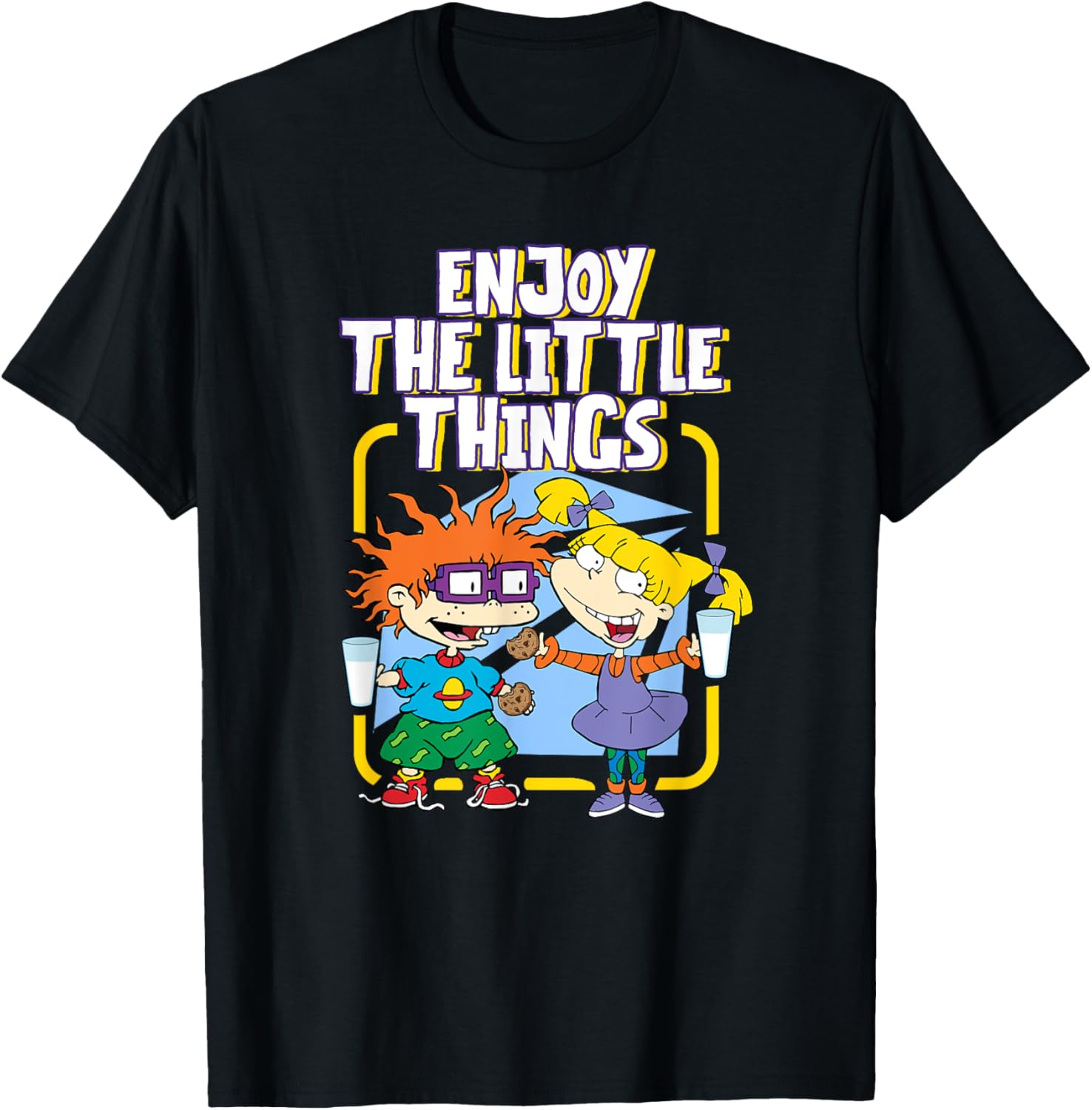 Mademark Rugrats Angelica & Chuckie Enjoy the Little Things T-Shirt - 5