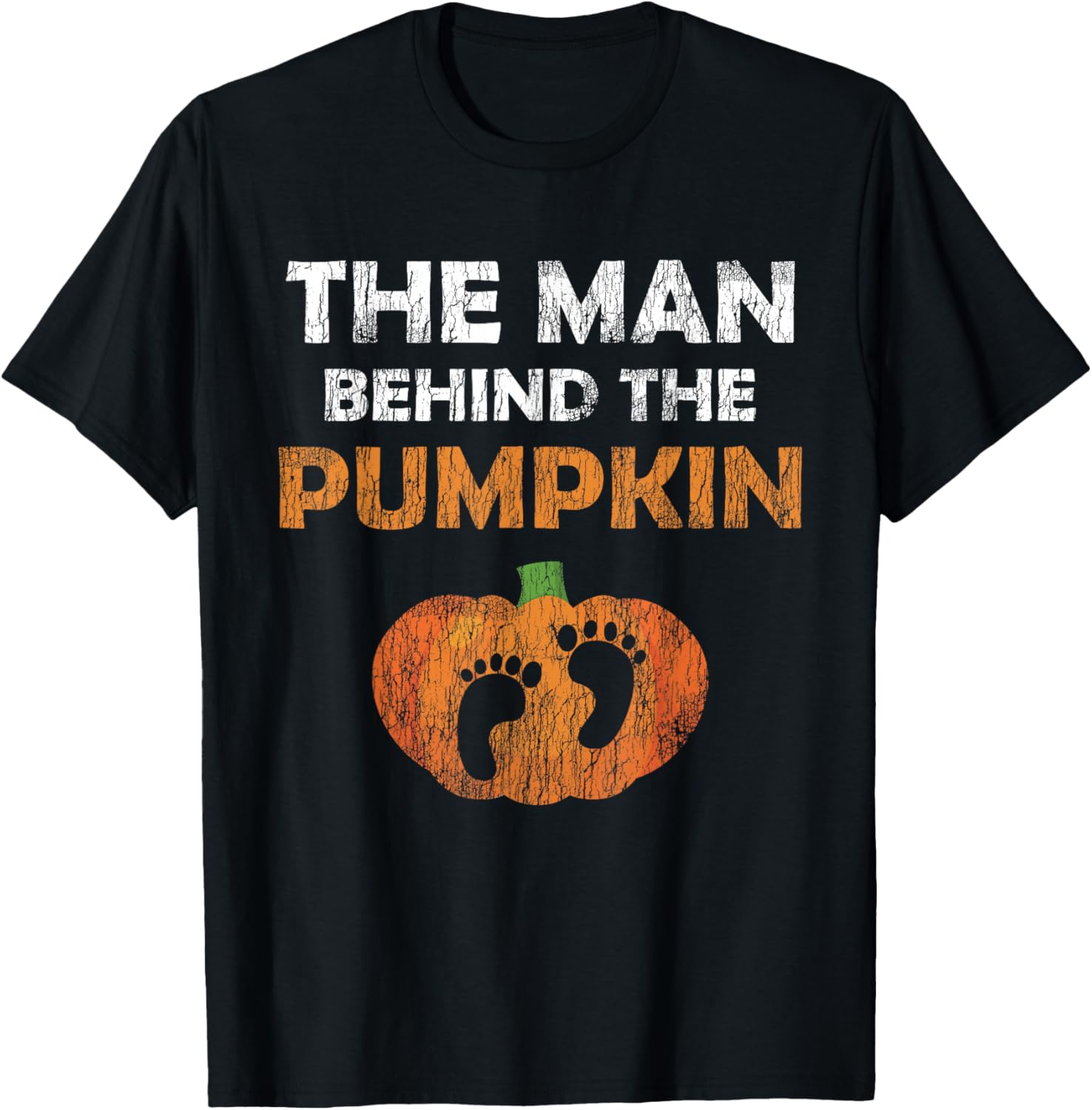 Expecting Dad Pregnant Thanksgiving Pumpkin T-Shirt for Family Celebrations - 1