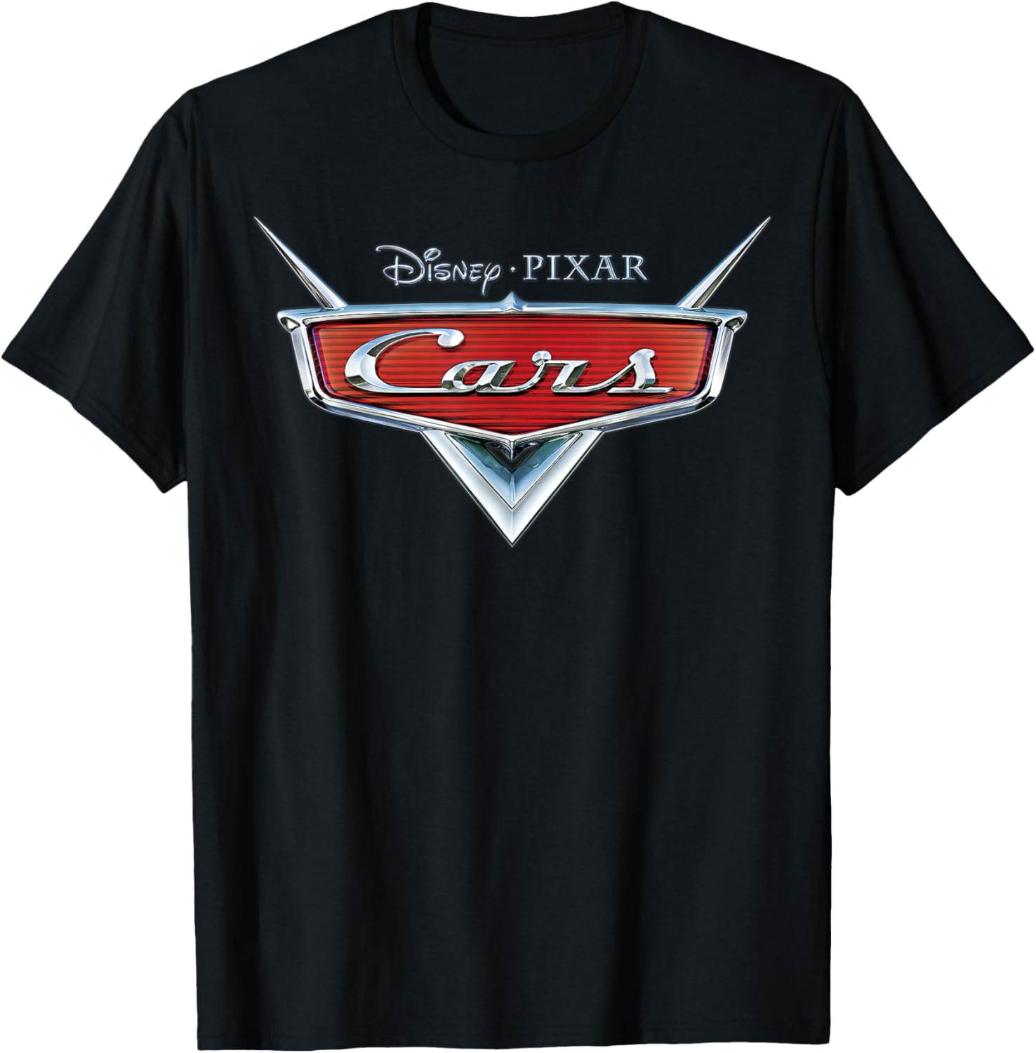 Disney Pixar Cars Grill Badge Logo T-Shirt for Kids and Adults - 8