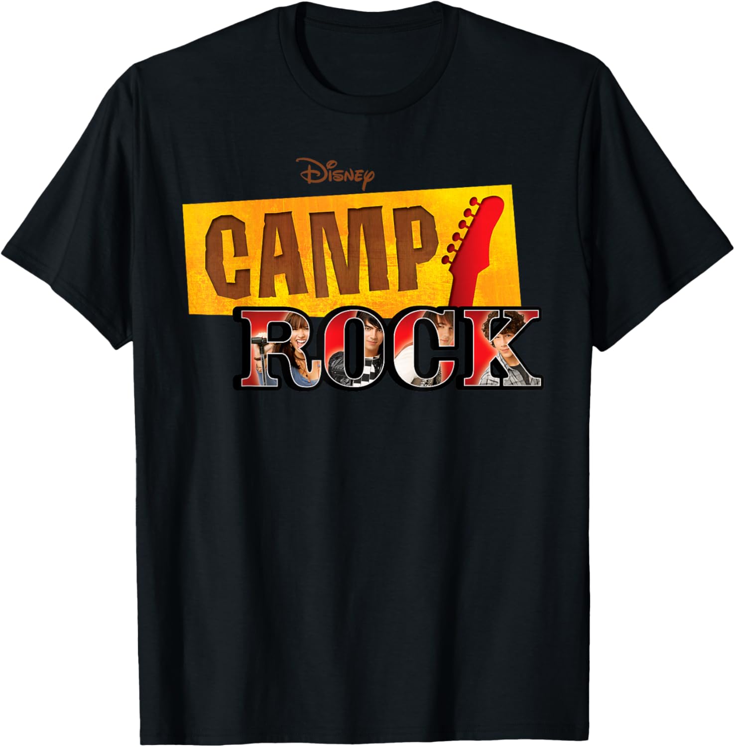 Disney Camp Rock Series Logo T-Shirt for Fans of Music and Fun - 4