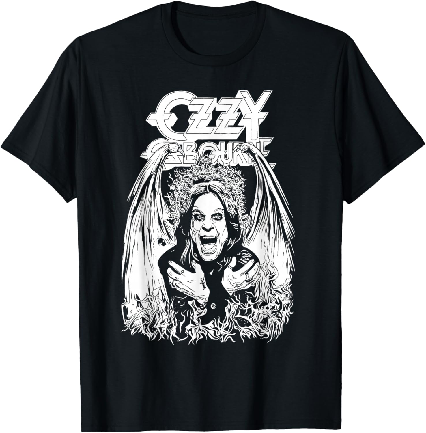 Ozzy Osbourne Crazy Train T-Shirt for Music Lovers and Fans - 1