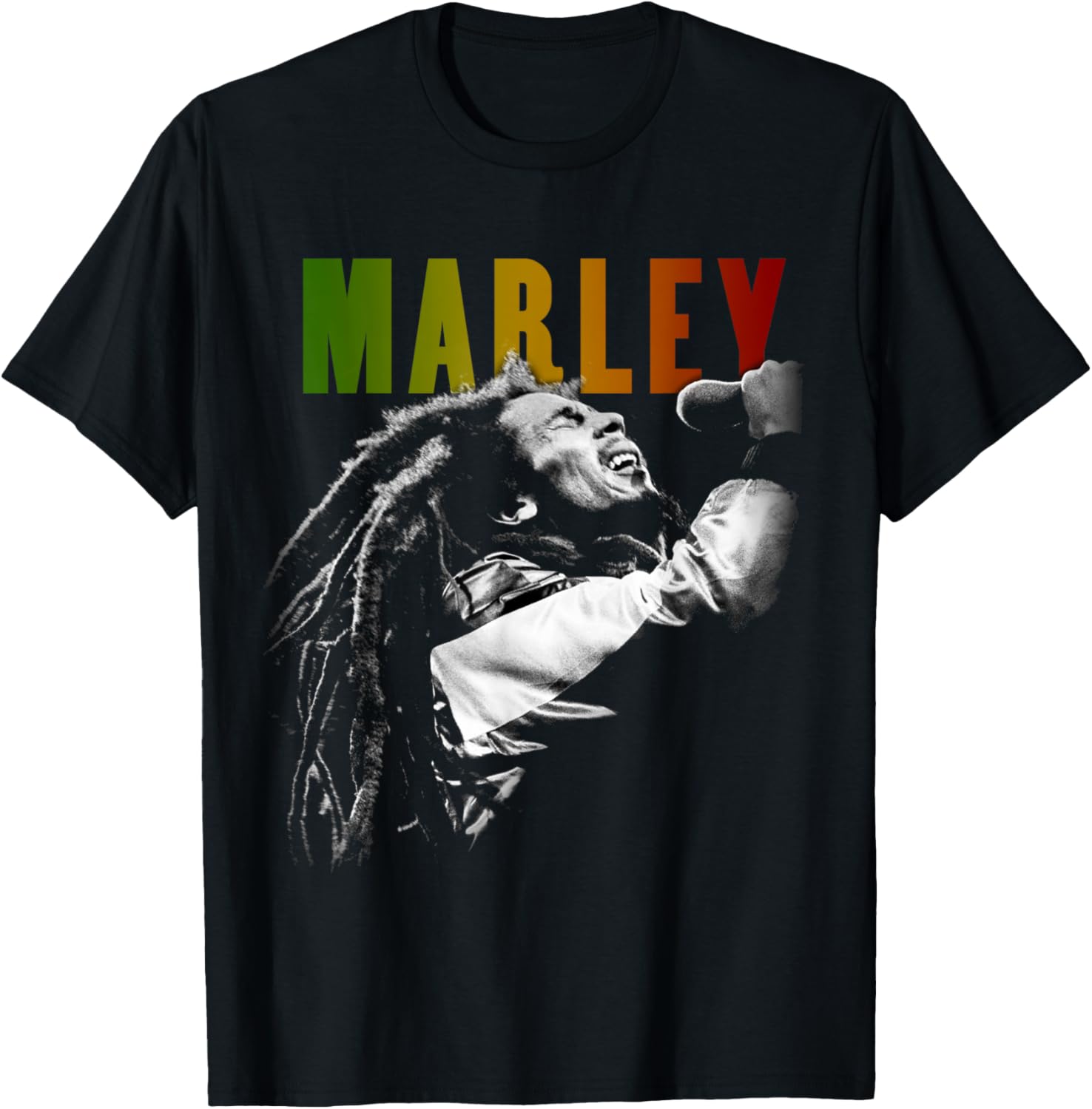 Bob Marley Rastaman Vibration Washed T-Shirt for Music Lovers - 2