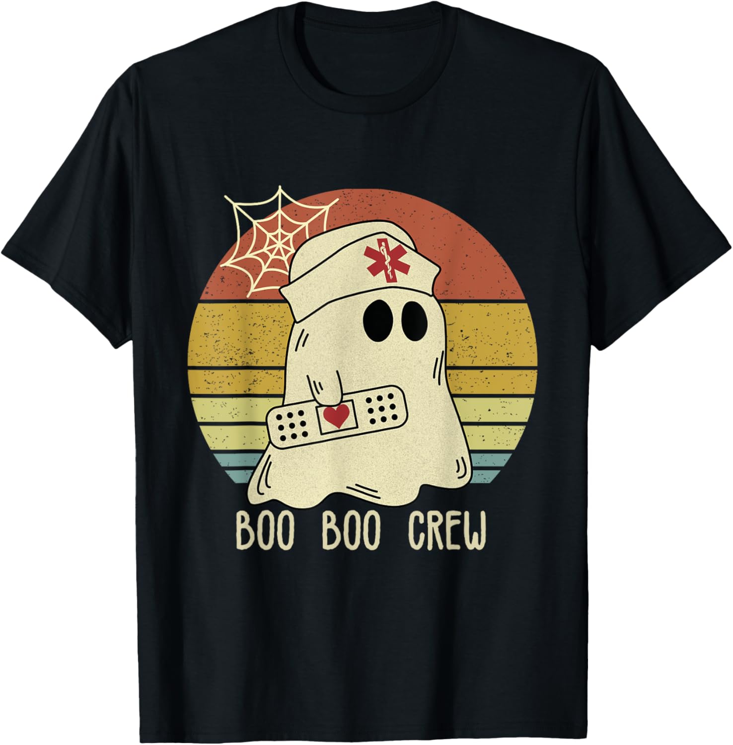 Boo Boo Crew Nurse Halloween T-Shirt for Women Fun and Festive Style - 1