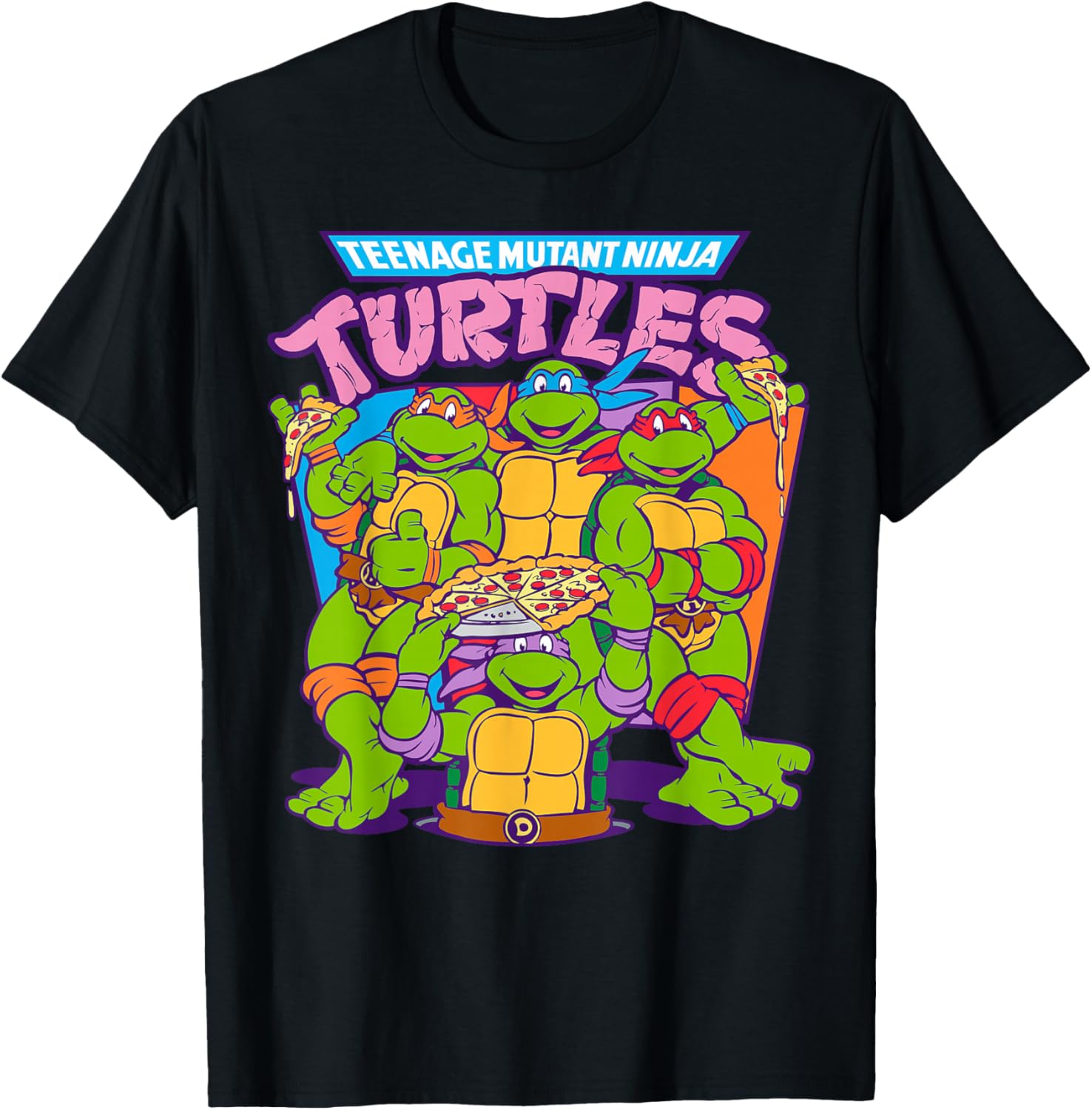 Teenage Mutant Ninja Turtles Pizza and Smiles T-Shirt for Kids - 5