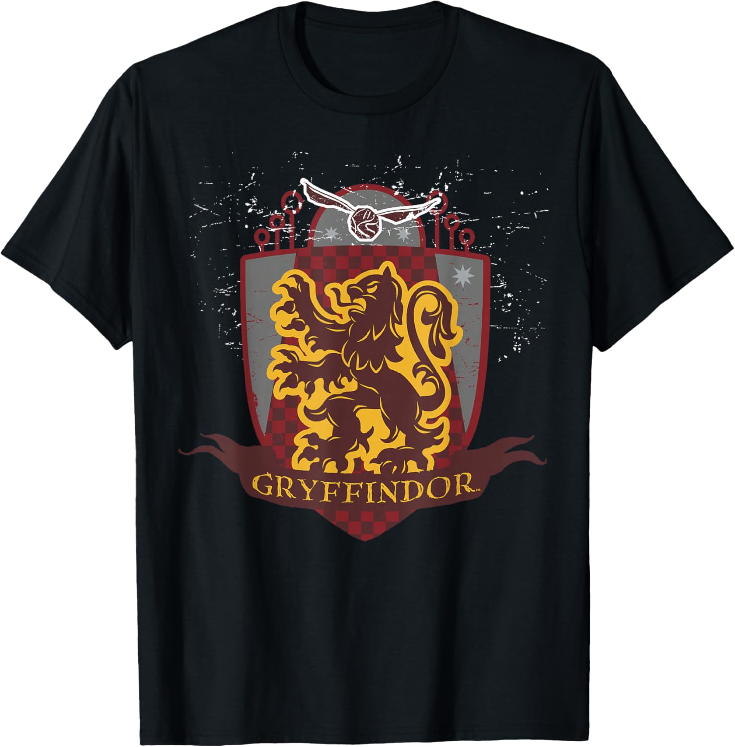 Gryffindor Quidditch Shield T-Shirt for Harry Potter Fans - 7