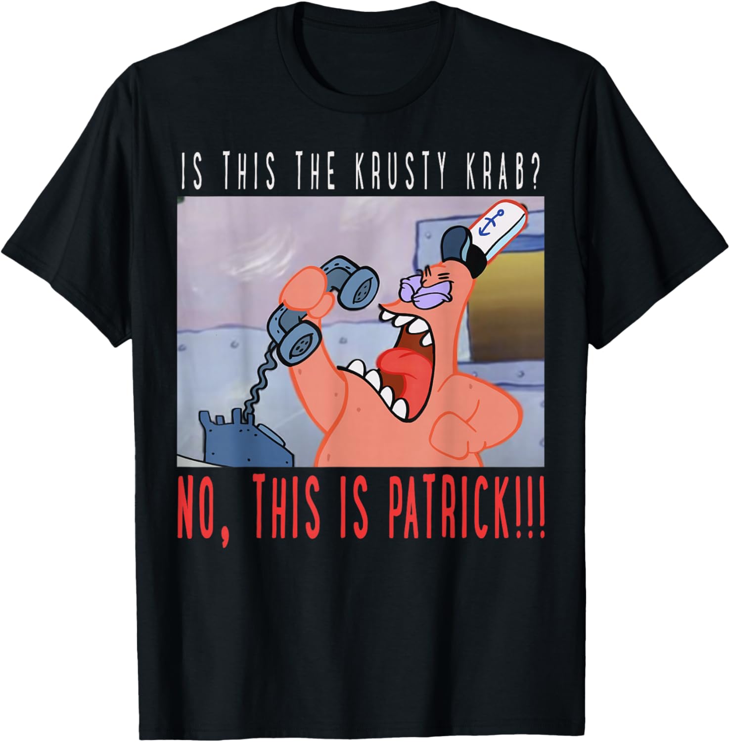 SpongeBob SquarePants No This Is Patrick T-Shirt for Fans and Collectors - 7
