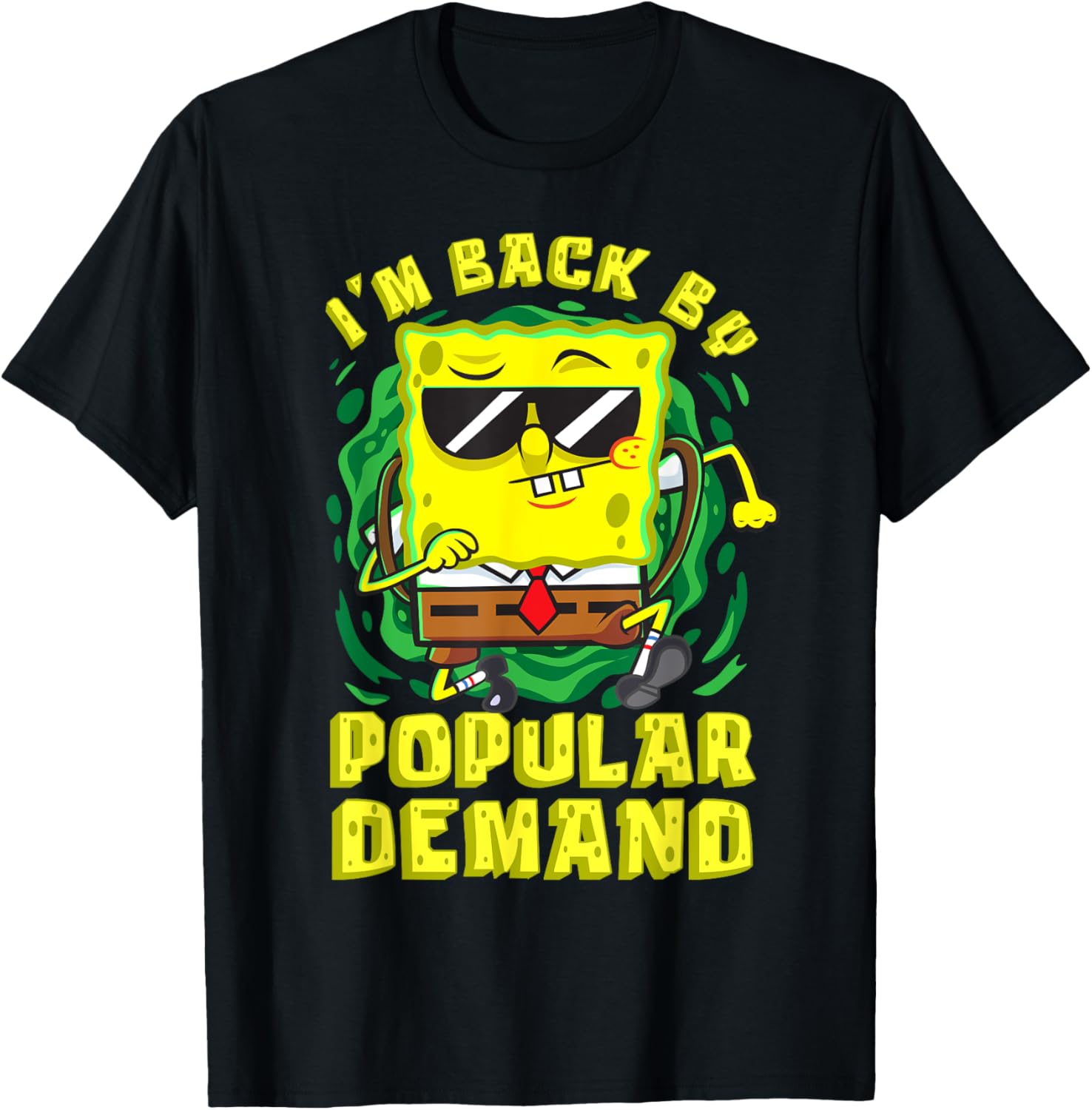 Mademark SpongeBob Im Back T-Shirt for School Fun Trending Apparel - 4