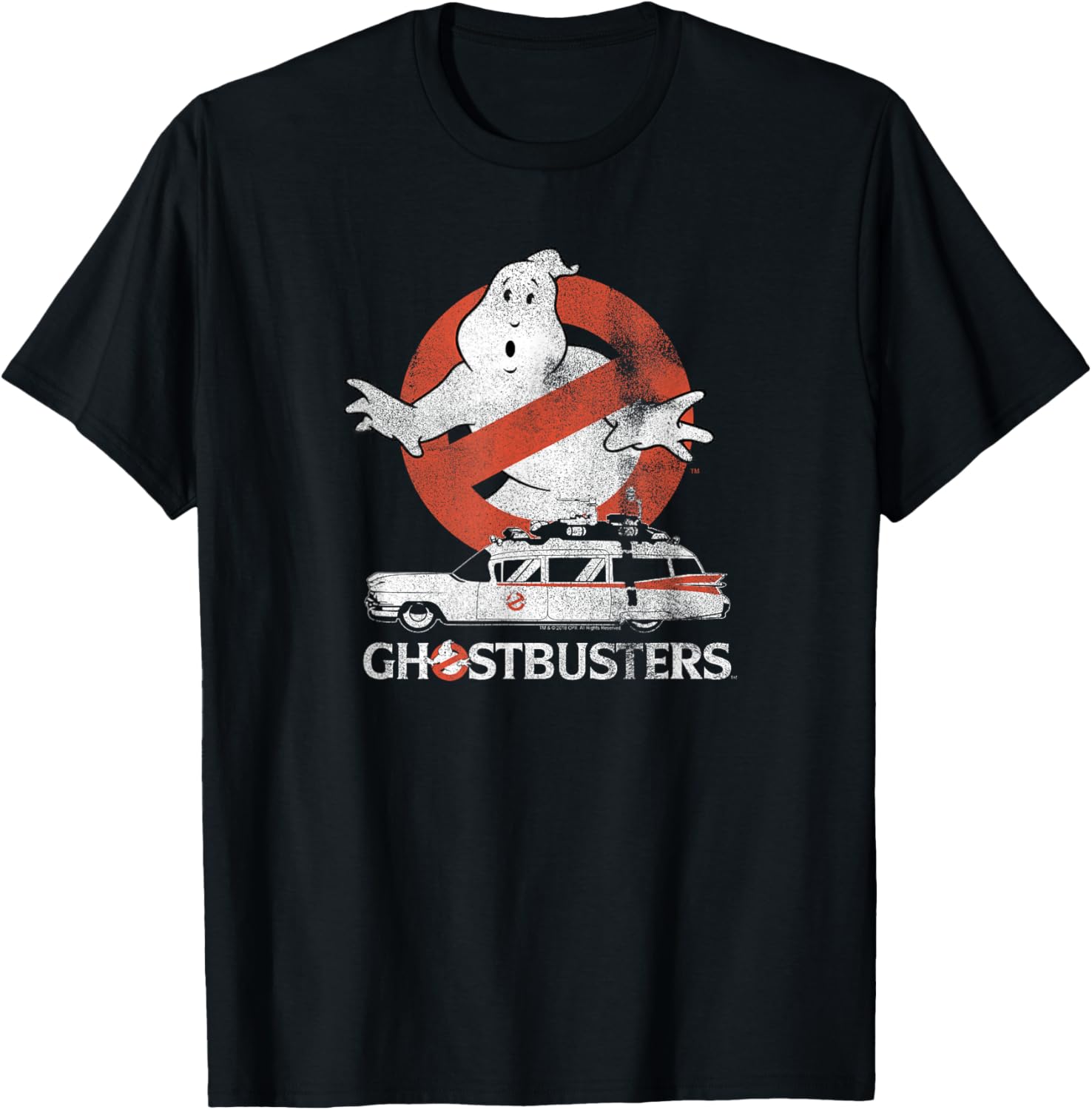 Ghostbusters No Ghost Ectomobile Retro Movie T-Shirt for Fans - 2