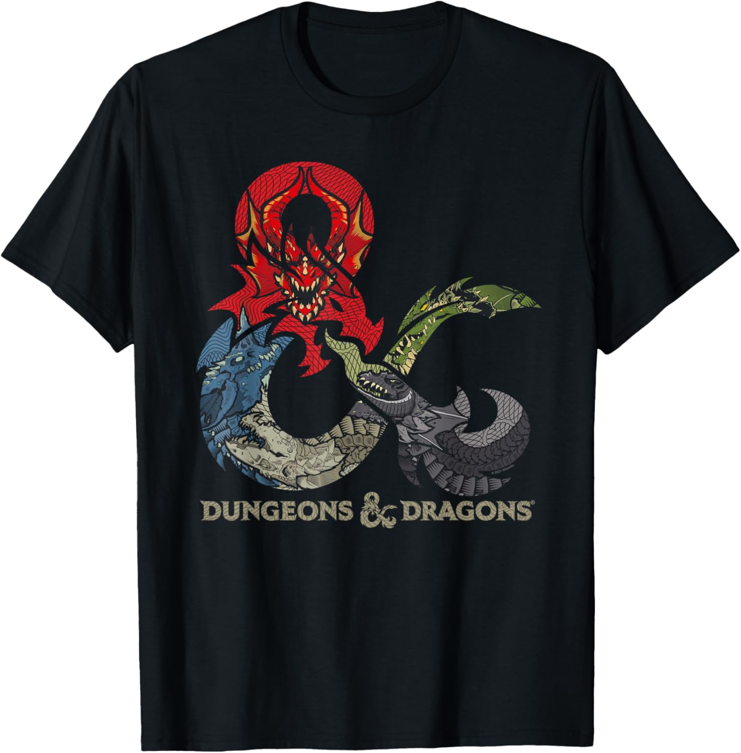 Dungeons and Dragons Dragon Ampersand Logo T-Shirt for Fans and Gamers - 5