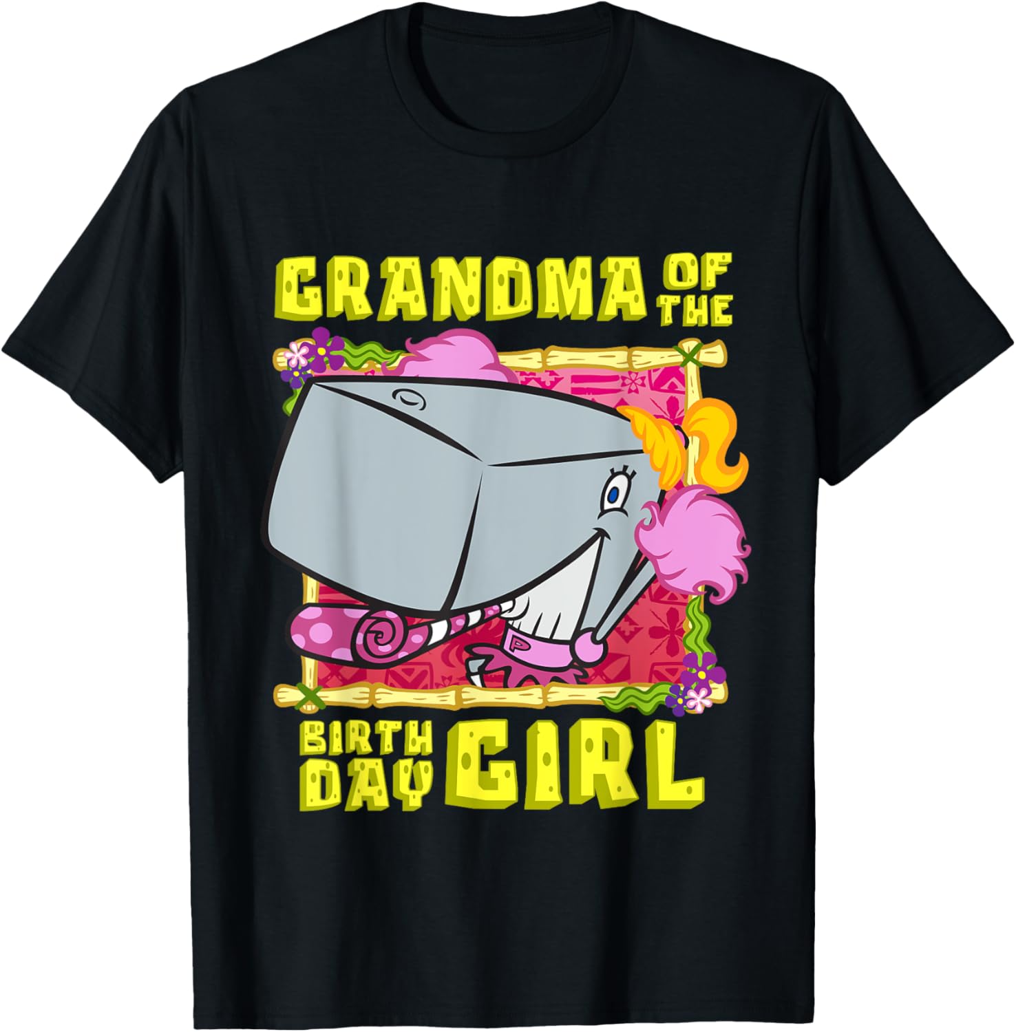 SpongeBob Pearl Grandma T-Shirt for Birthday Girls - Fun Grandmother Gift - 6
